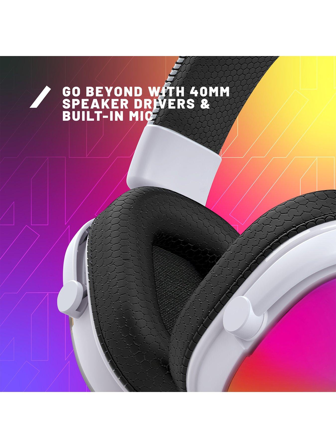 Image 4 of 8 of Stealth RADAR Gaming Headset - Glow White