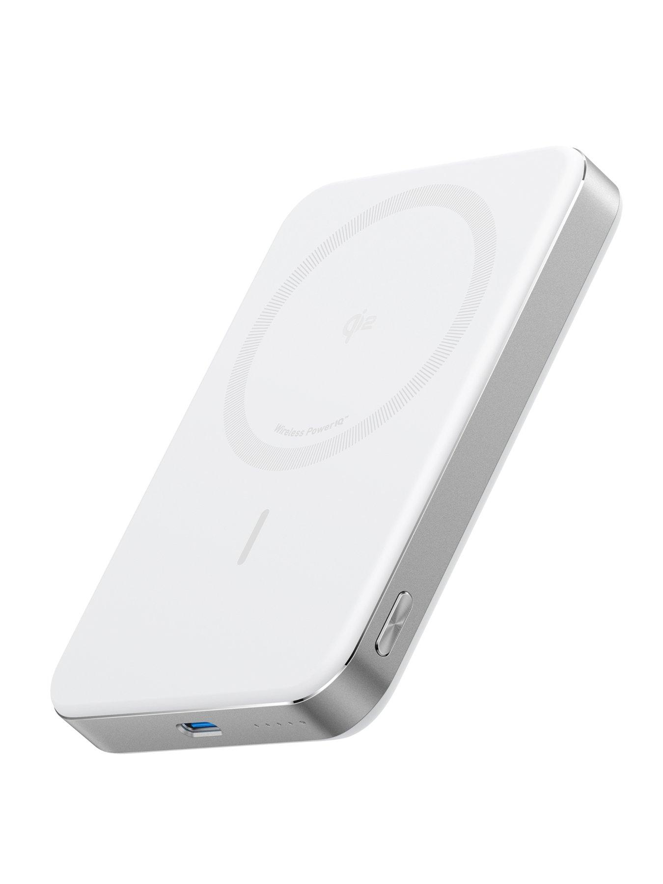 Anker MagGo Power Bank (10K, Magnetic Wireless), White | Very