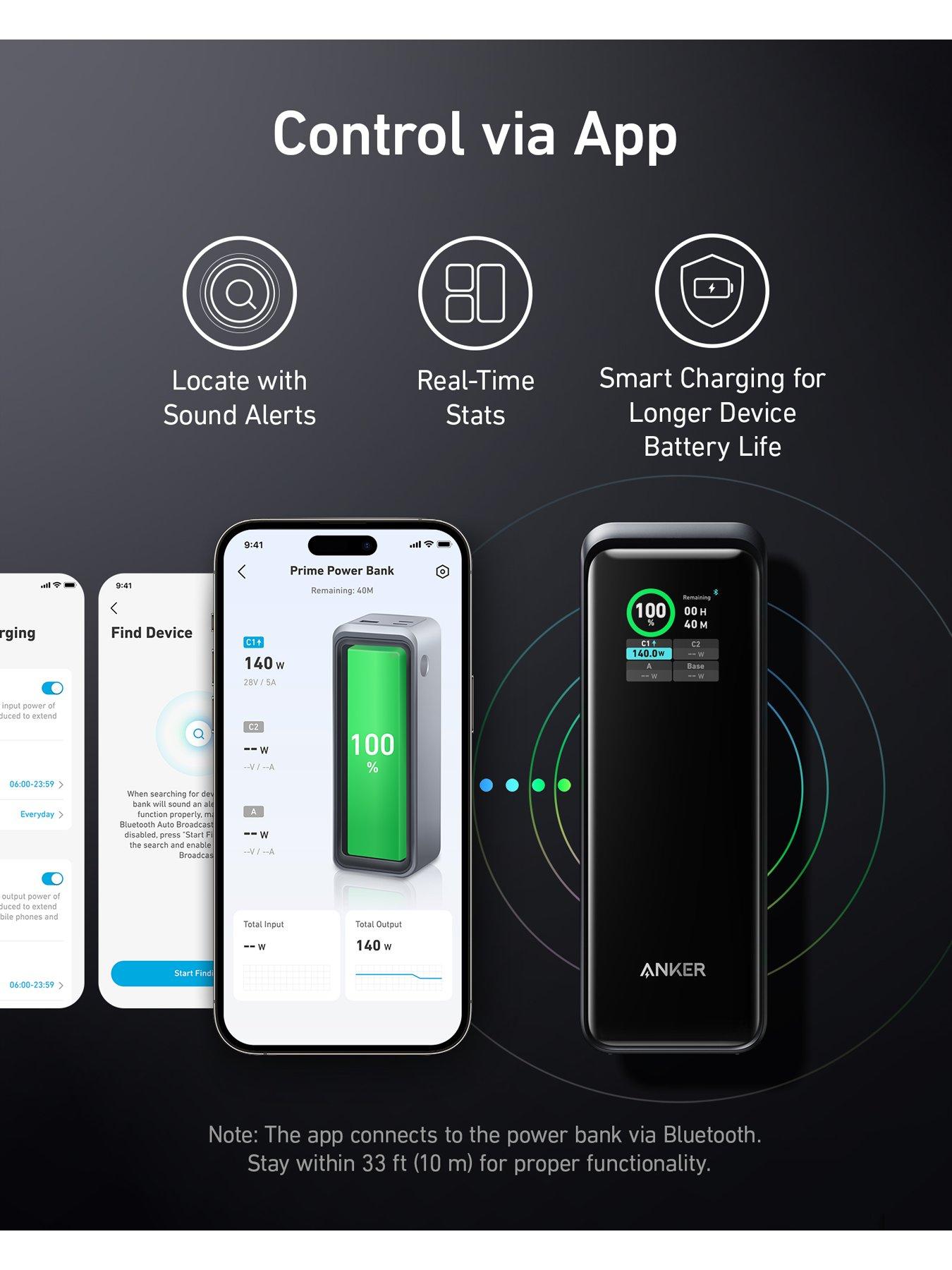 Anker Prime 27,650mAh Power Bank (250W), Black | Very
