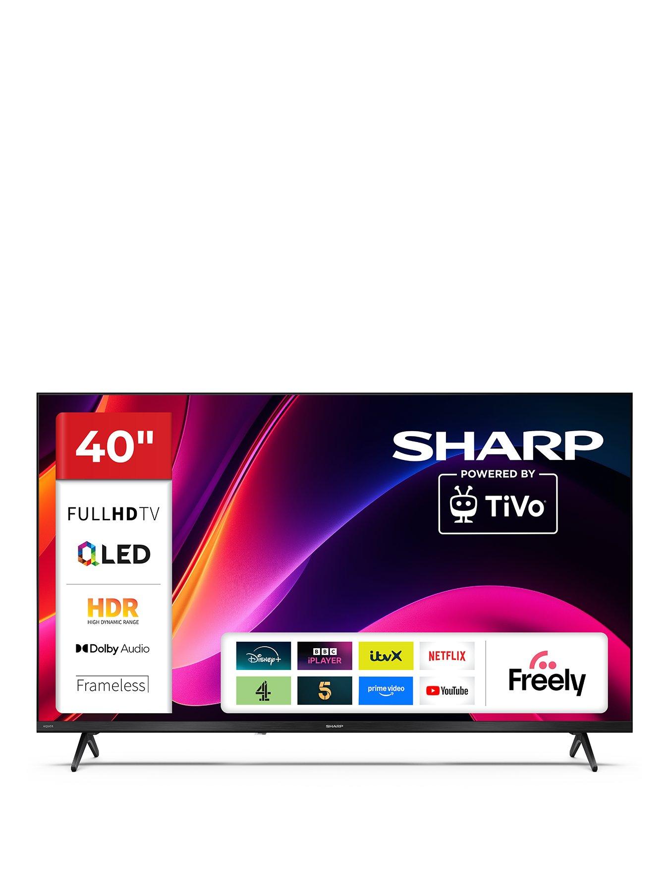 Sharp HE3245K 40-inch Full HD QLED Smart TV HDR10 LED with Freely- 2T-C40HE3245KB