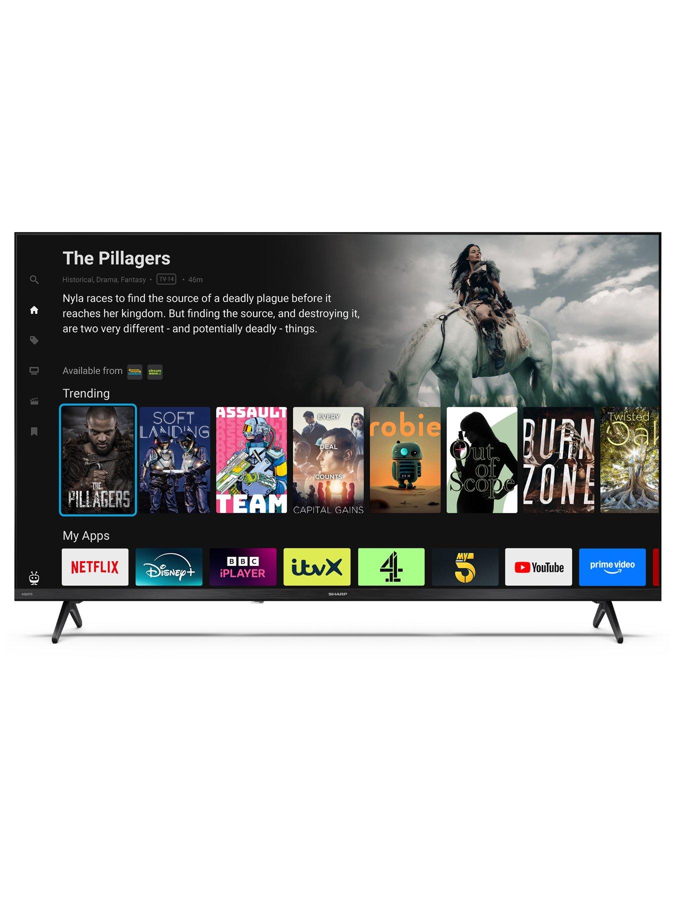 Image 2 of 7 of Sharp HE3245K 40-inch Full HD QLED Smart TV HDR10 LED with Freely- 2T-C40HE3245KB