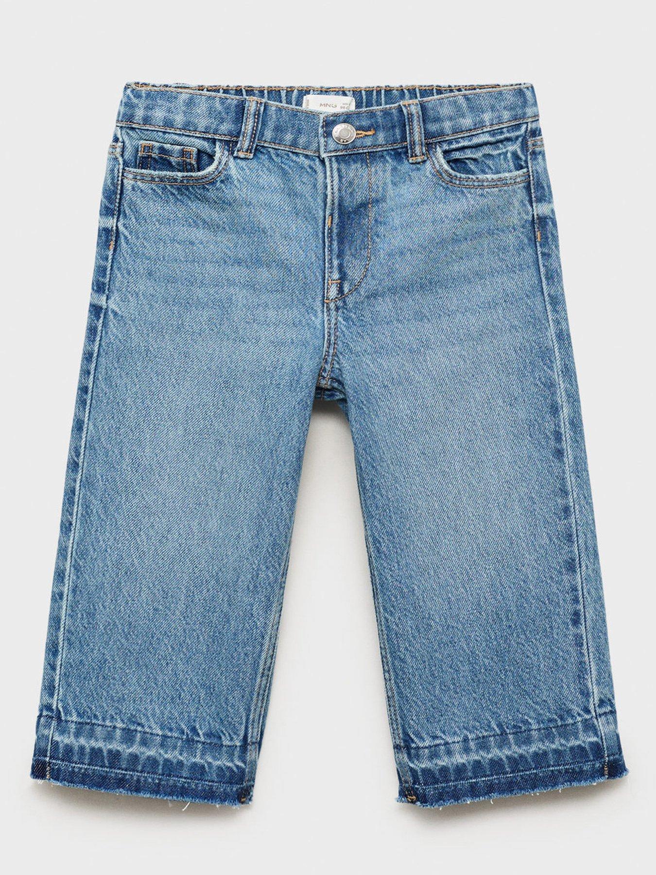 Image 2 of 5 of Mango Younger Girls Culotte Jeans - Blue