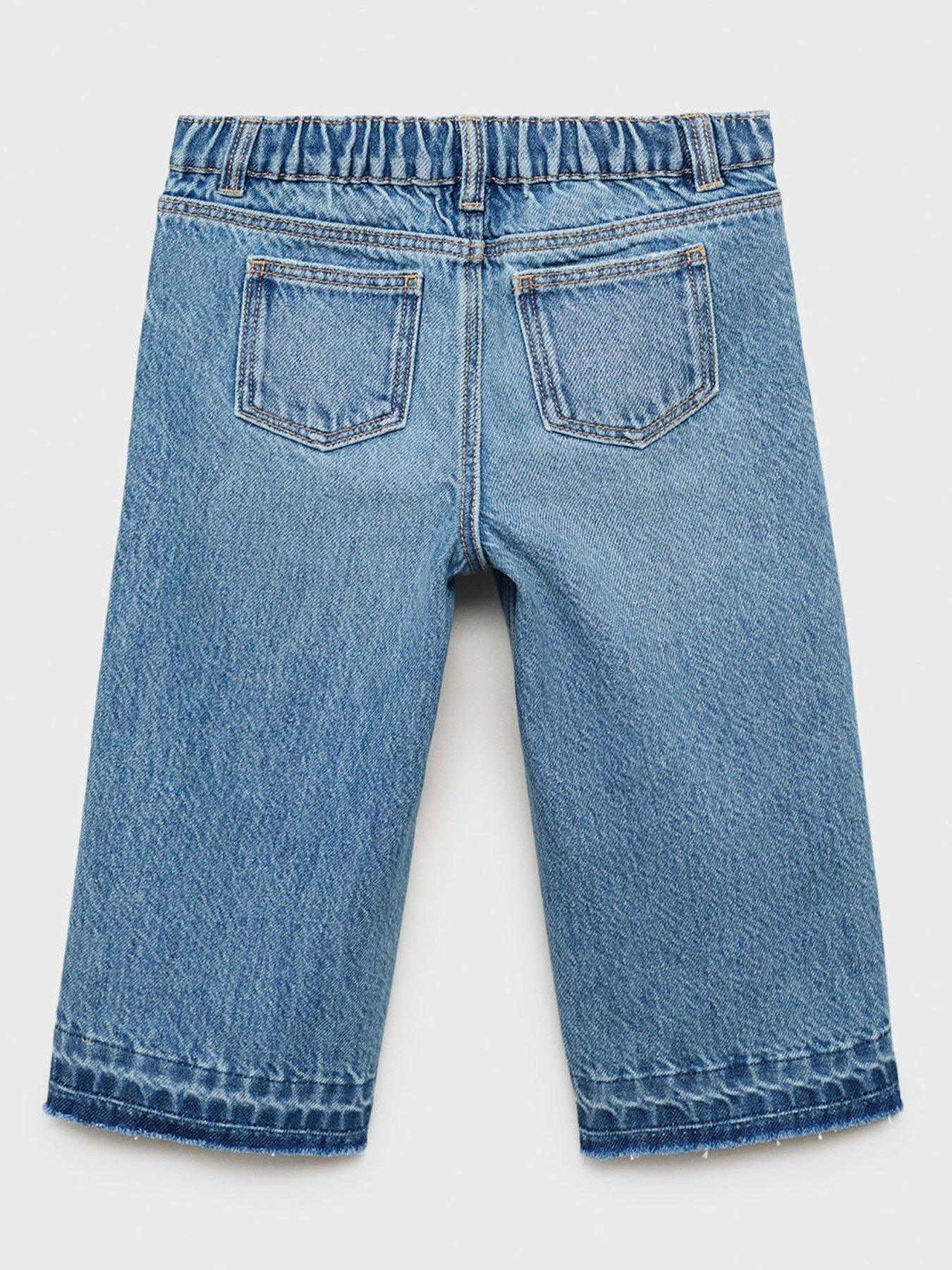 Image 3 of 5 of Mango Younger Girls Culotte Jeans - Blue