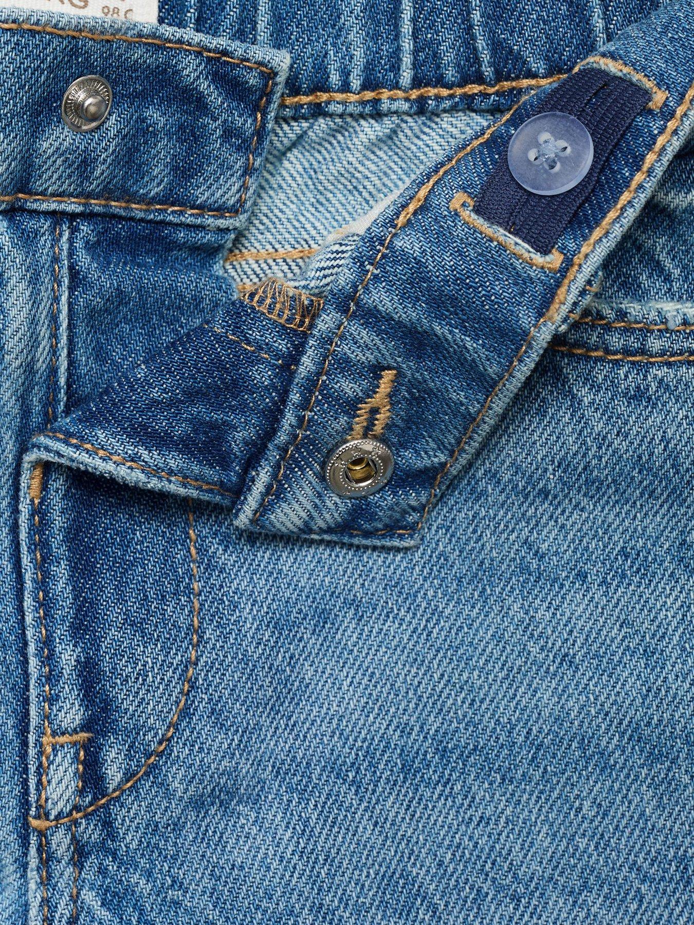 Image 4 of 5 of Mango Younger Girls Culotte Jeans - Blue