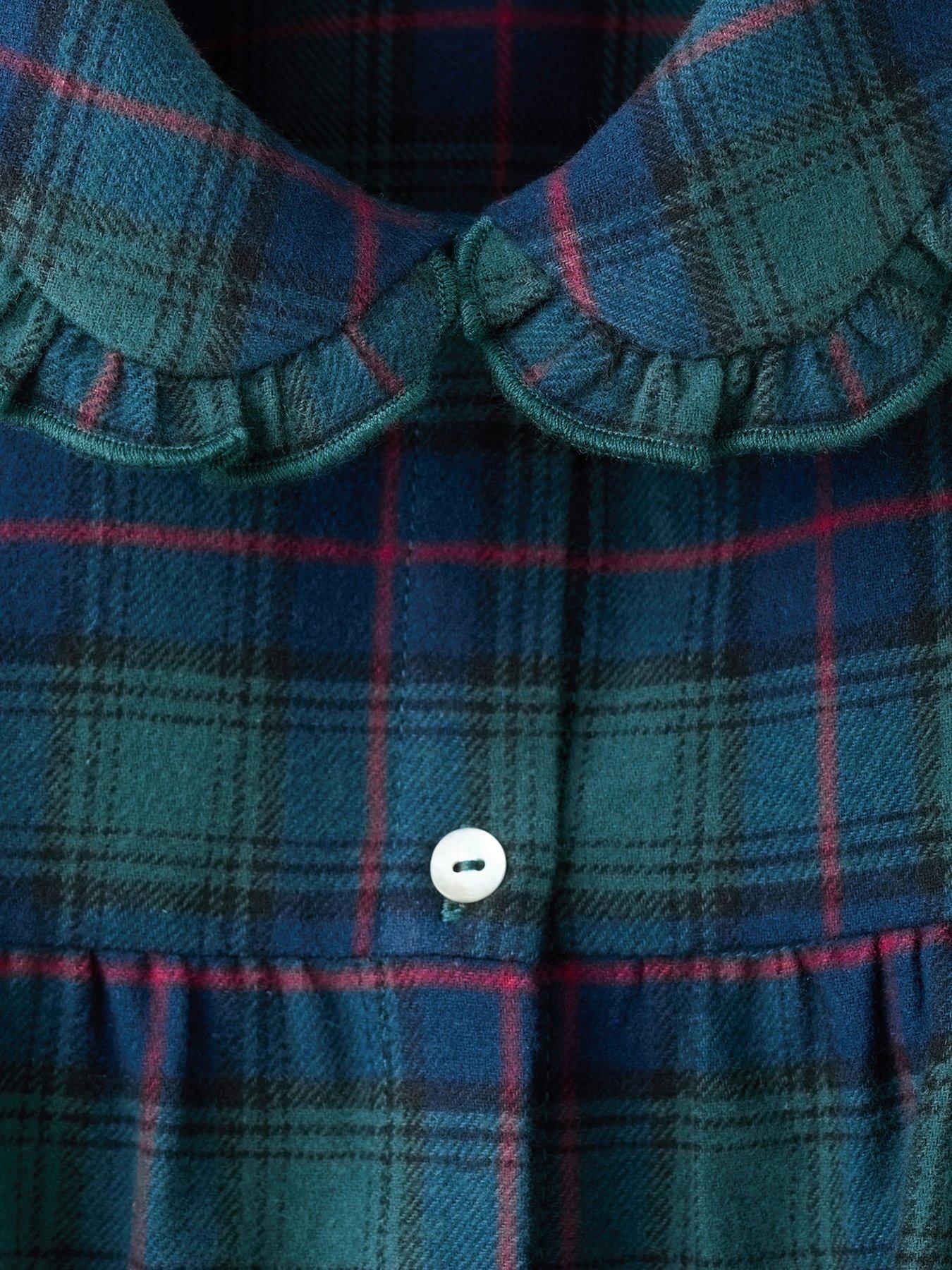 Image 5 of 5 of Mango Girls Tartan Pyjamas - Green