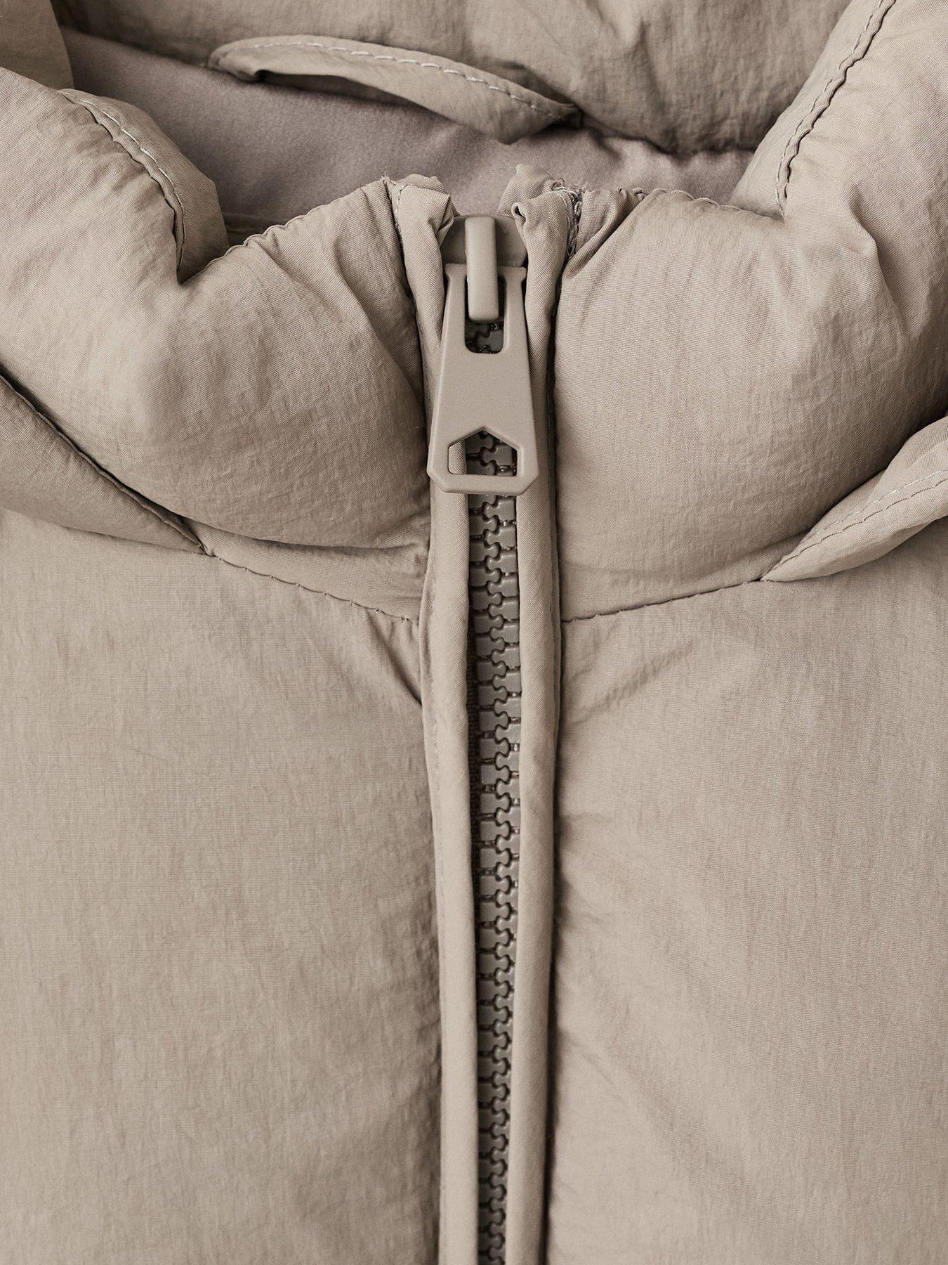 Image 5 of 6 of Mango Girls Padded Coat - Brown