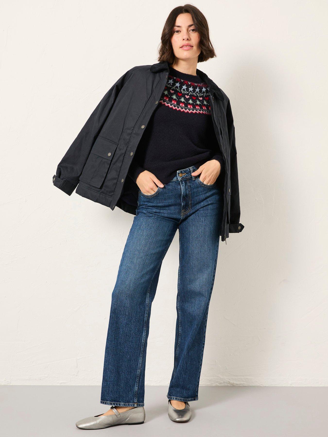 Image 3 of 5 of FatFace Noelle Jumper - Navy