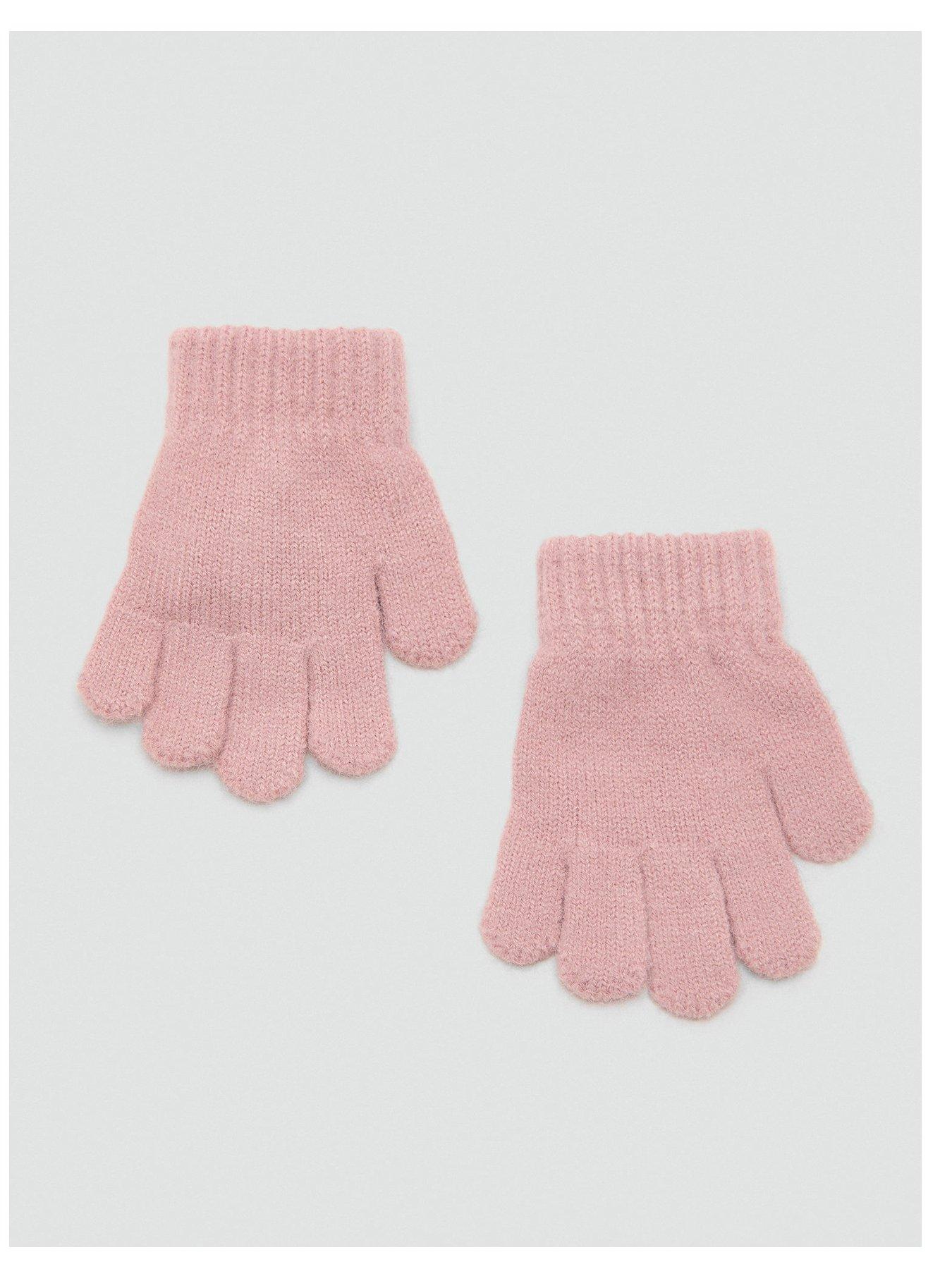 Mango Younger Girls Gloves - Pink
