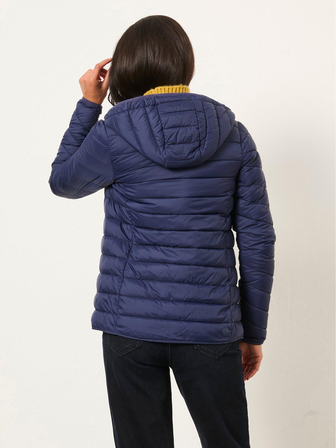 Image 2 of 5 of FatFace Ruby Light Padded Coat - Navy