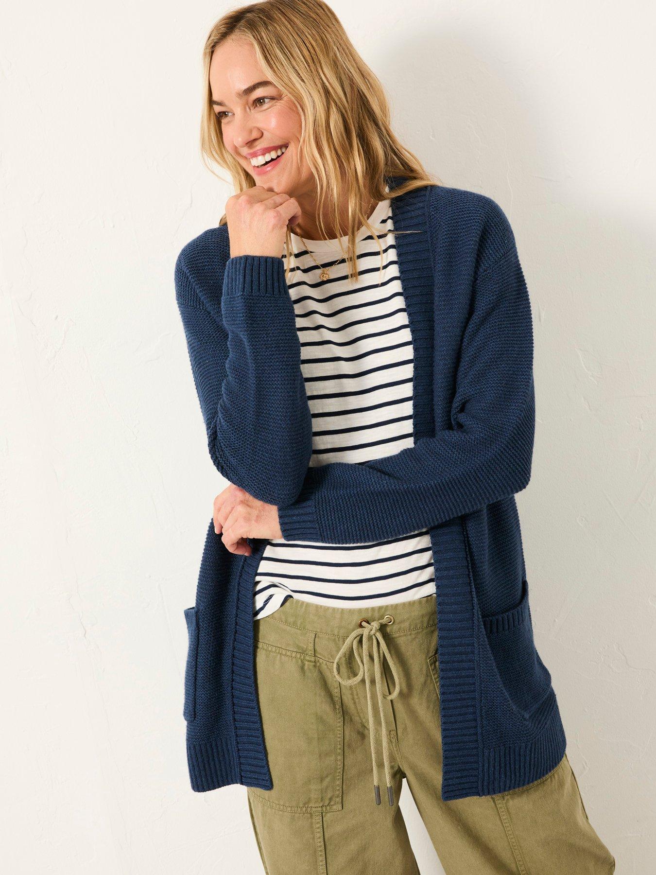 Image 1 of 6 of FatFace Harriet Cardigan - Navy