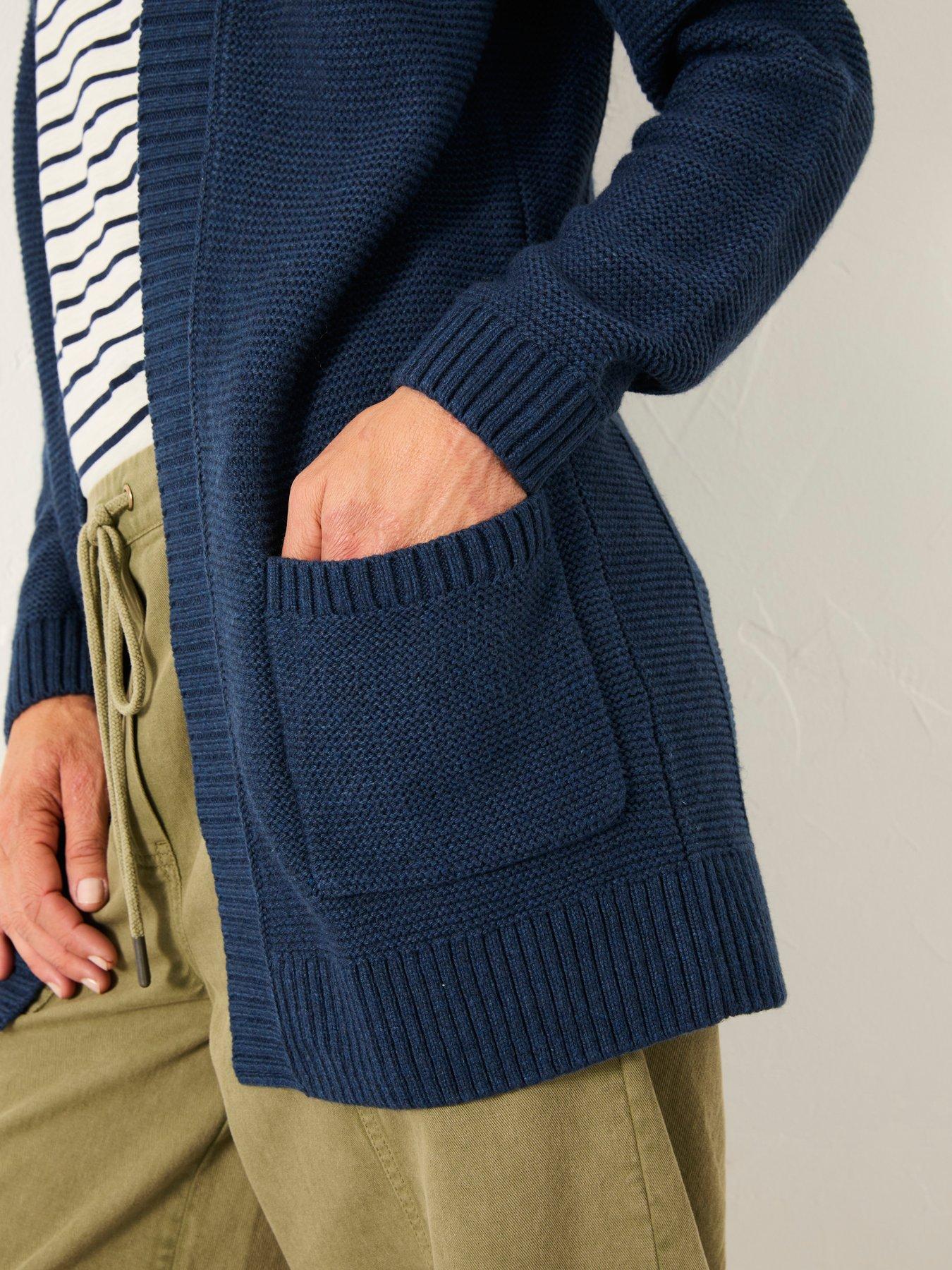 Image 4 of 6 of FatFace Harriet Cardigan - Navy