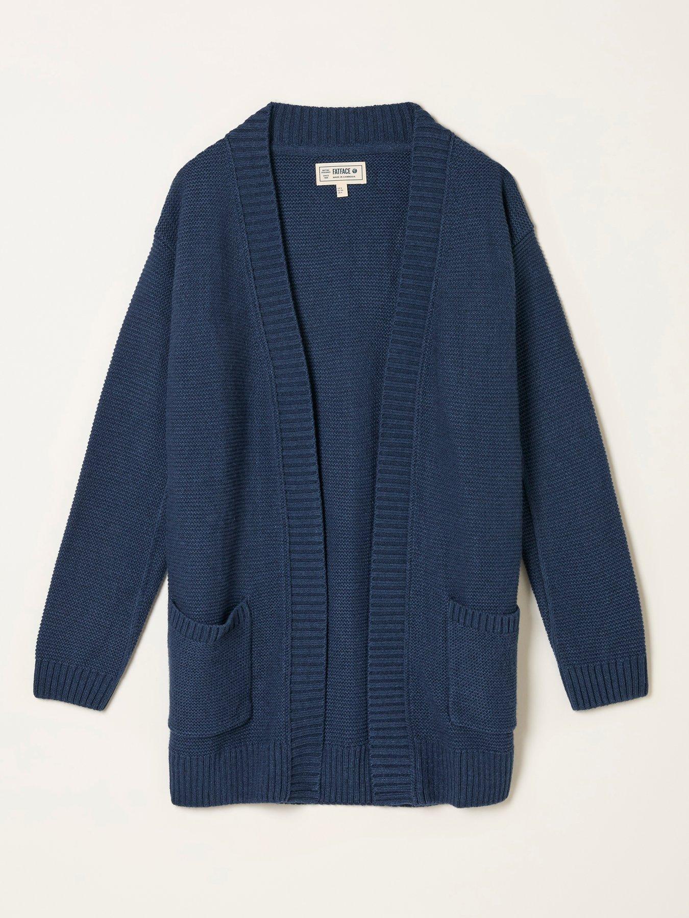 Image 6 of 6 of FatFace Harriet Cardigan - Navy