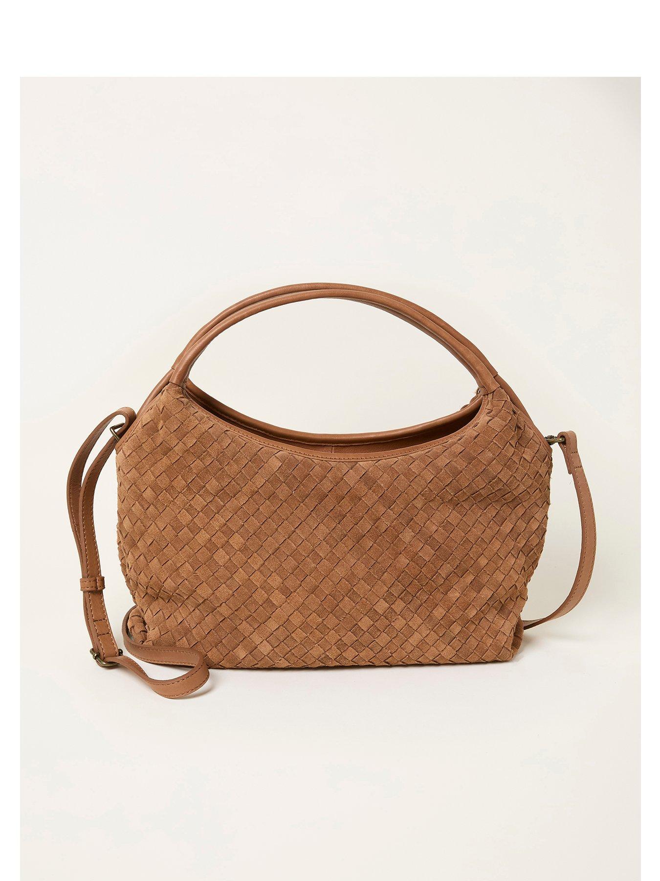 FatFace Esme Woven Bag - Tan Brown
