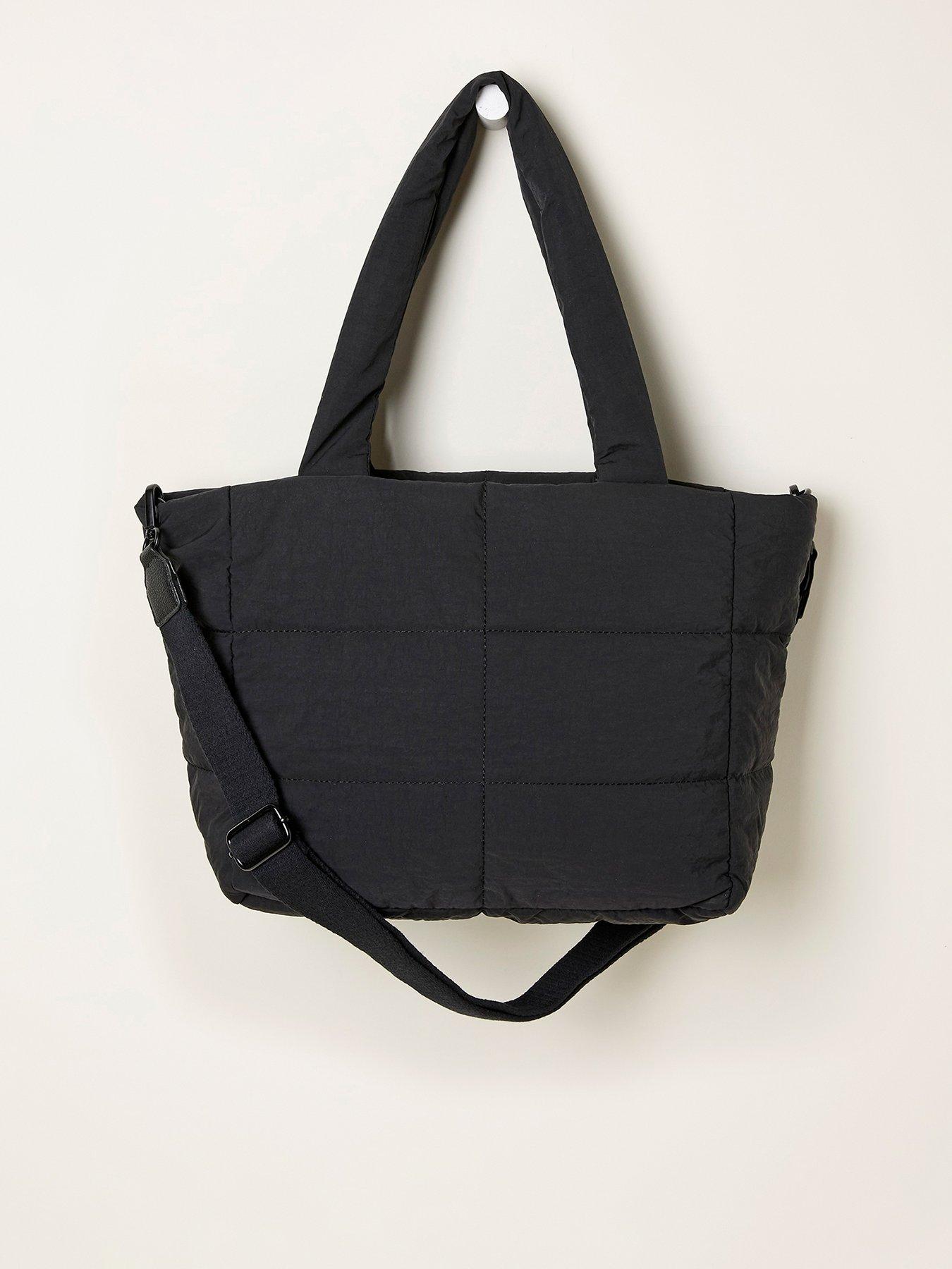 FatFace Nylon Tote Bag - Black