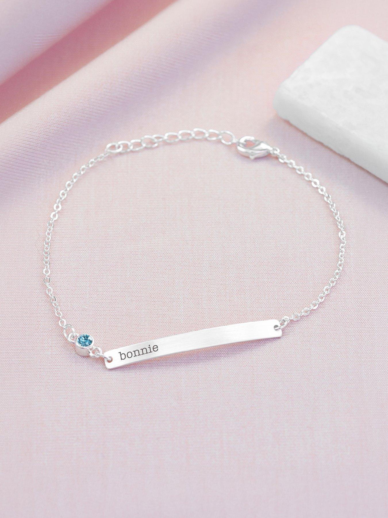 treat-republic-personalised-silver-plated-birthstone-crystal-bracelet
