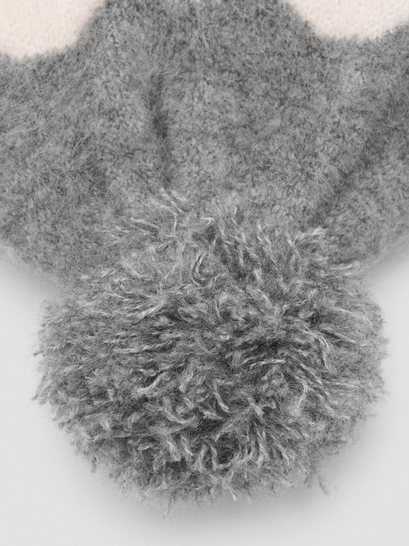 Image 3 of 3 of Mango Younger Boys Penguin Knitted Co-Ord Hat - Grey