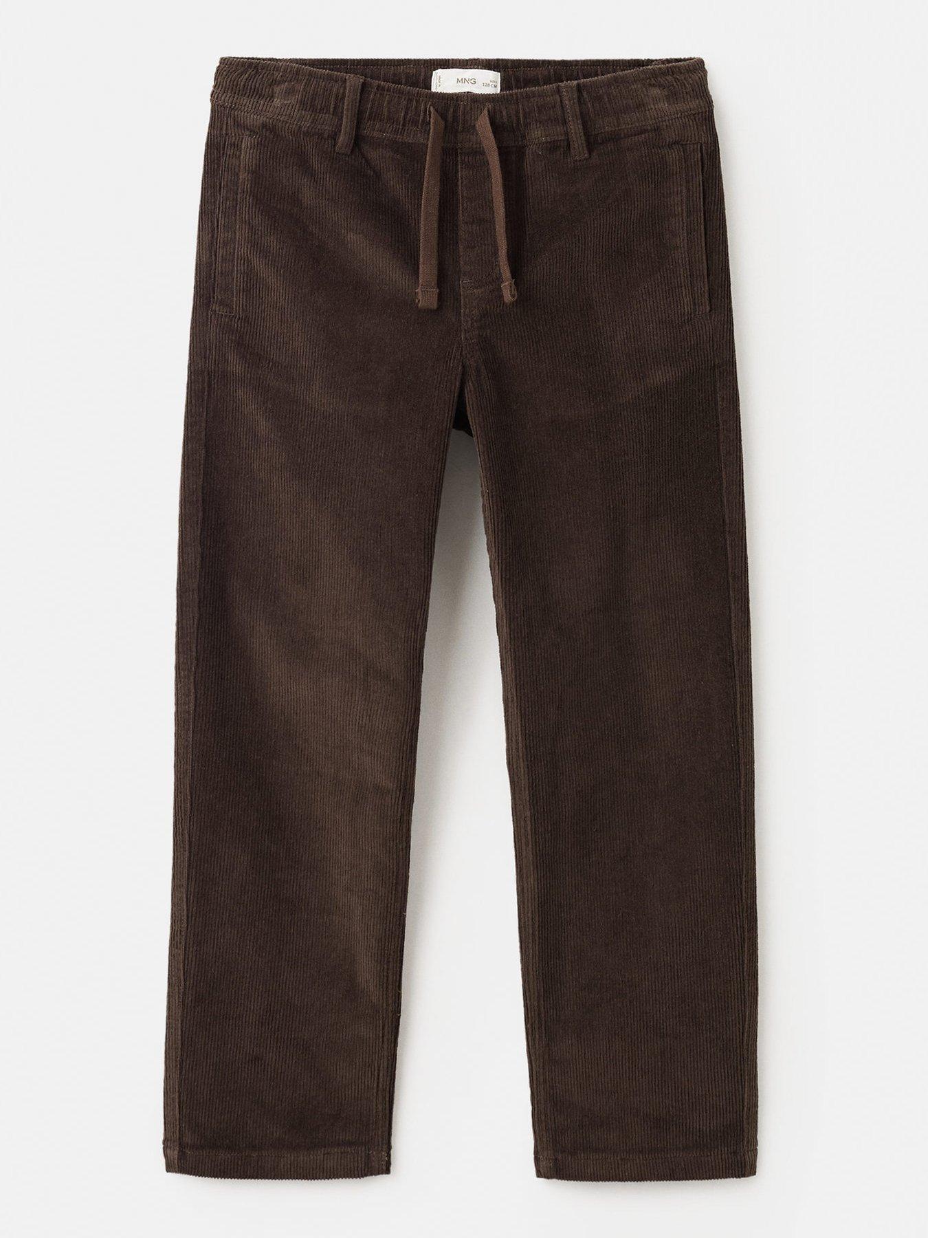 Image 2 of 5 of Mango Boys Cord Trousers - Brown