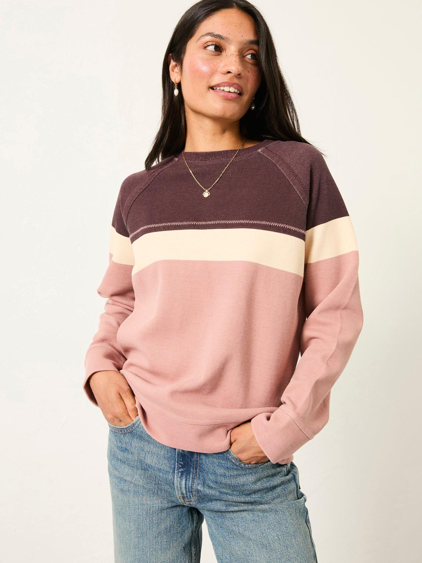 FatFace Airlie Crew Sweatshirt - Pink