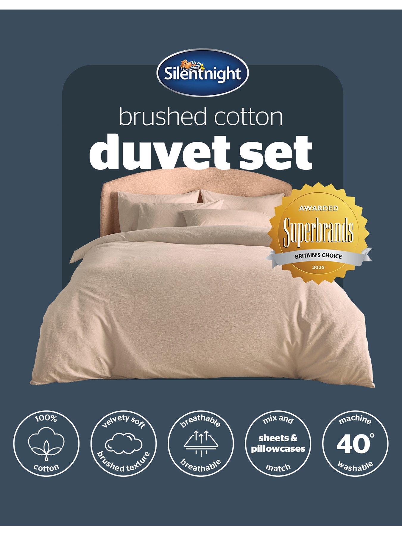 Image 7 of 7 of Silentnight Brushed Cotton Duvet Set