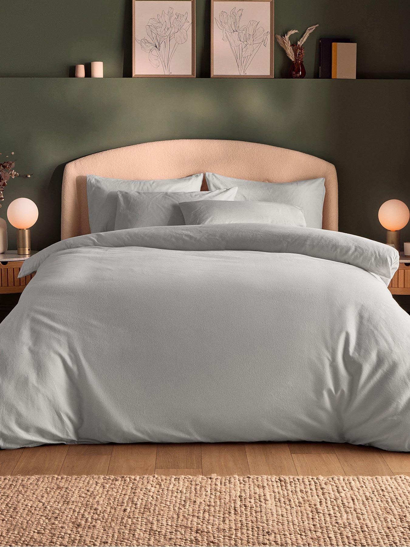 Silentnight Silentnight Brushed Cotton Duvet Cover Set - Natural - Single