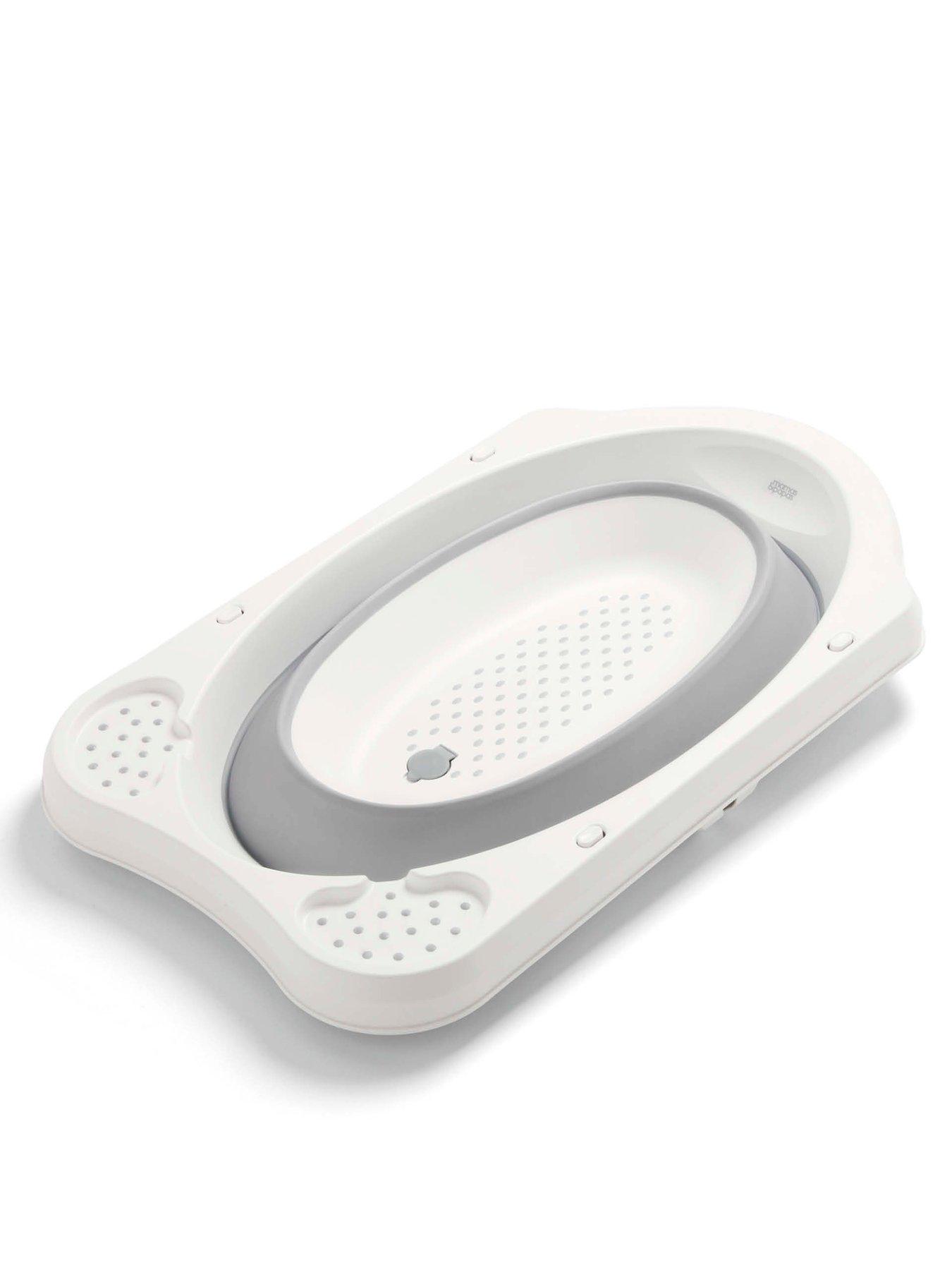 Image 2 of 2 of Mamas & Papas Collapsible Baby Bath - White/Grey