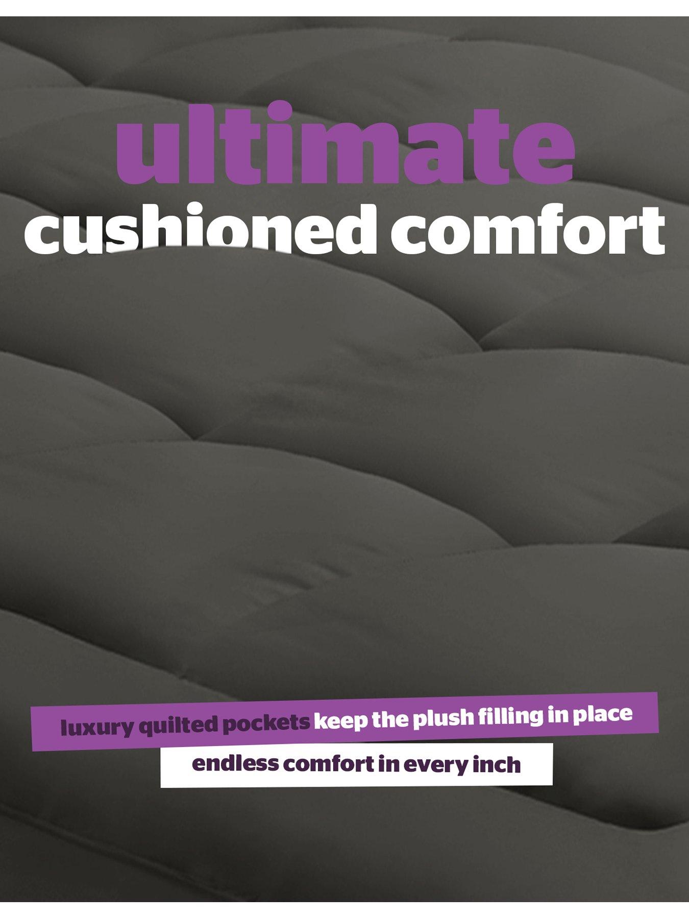 Image 3 of 7 of Silentnight Ultimate Deep Sleep 10cm Charocal Mattress Topper