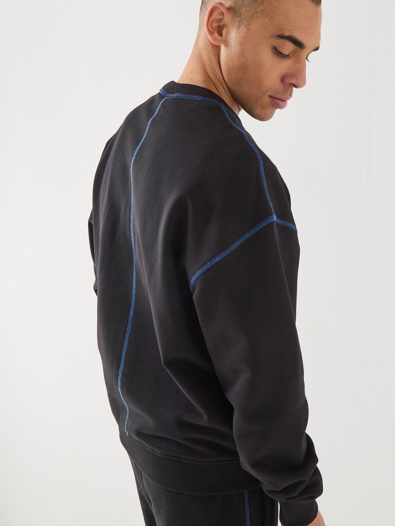 Image 4 of 6 of HUGO Hugo Blue Nothalic Crew Sweat