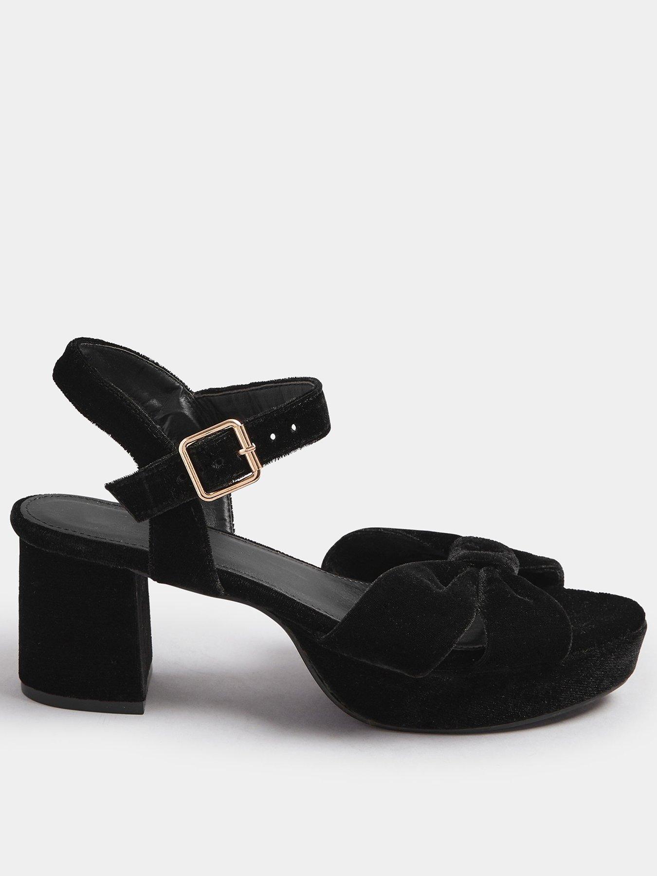 Yours Extra Wide Fit Chunky Platform Sandal - Black