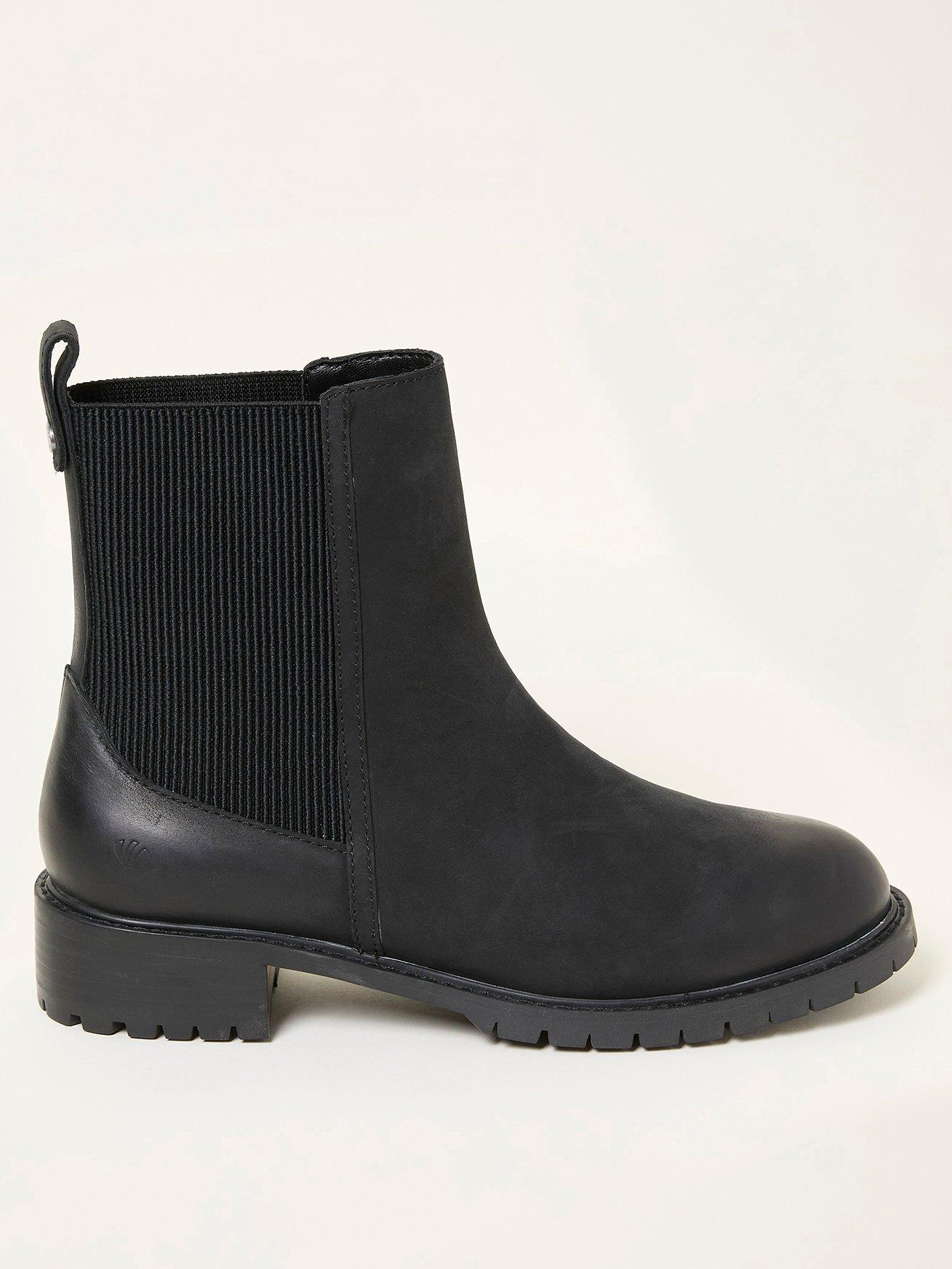 FatFace Evelyn Chelsea Boot - Black