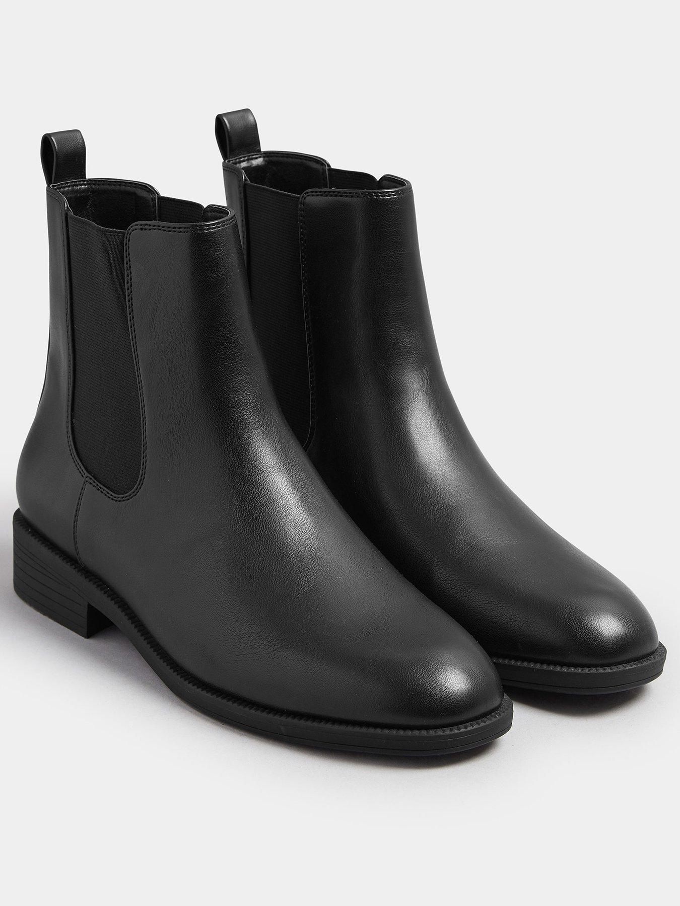 Long Tall Sally Ankle Chelsea Boot Black Very