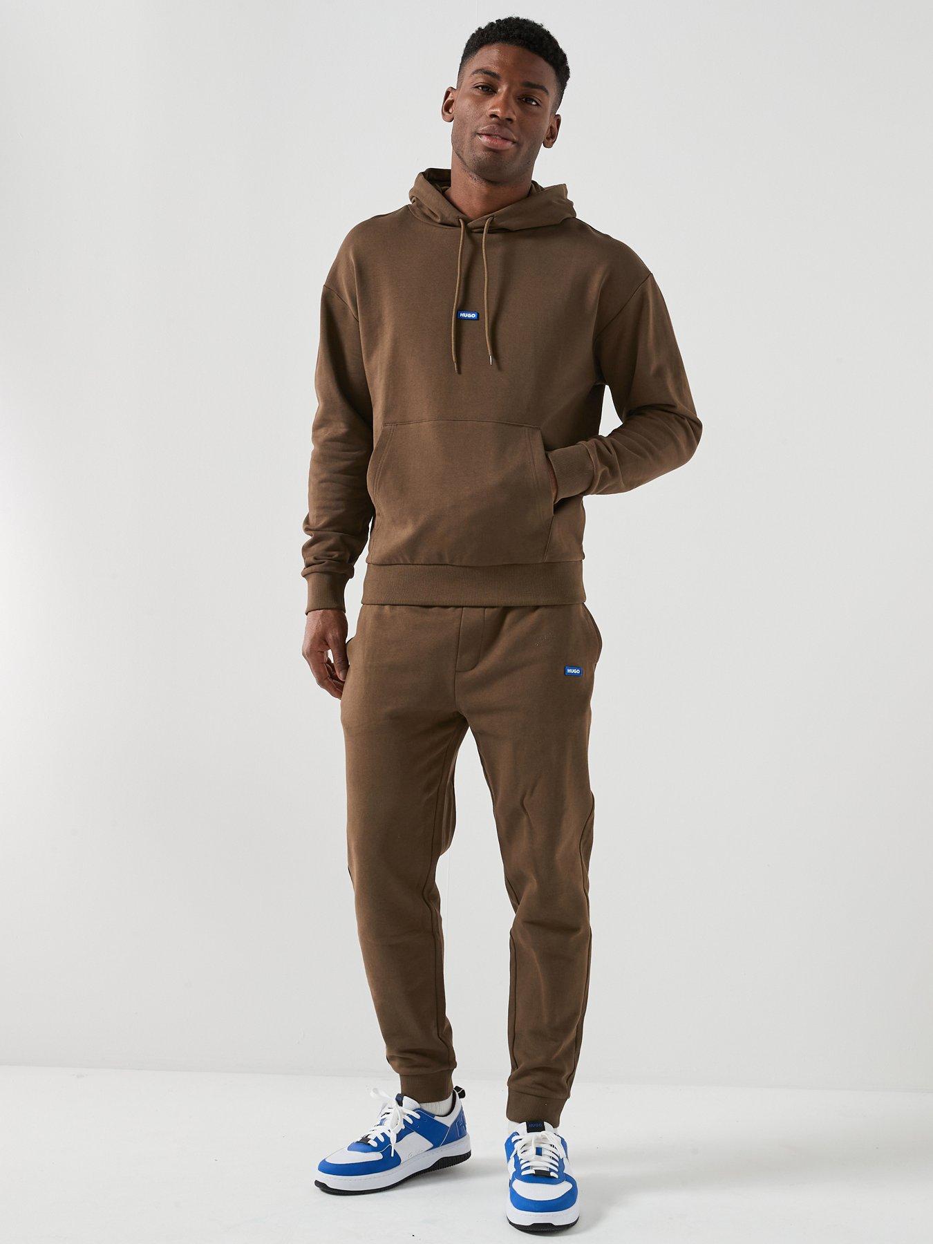 HUGO Blue Nalonsonap Regular Fit Tracksuit - Brown