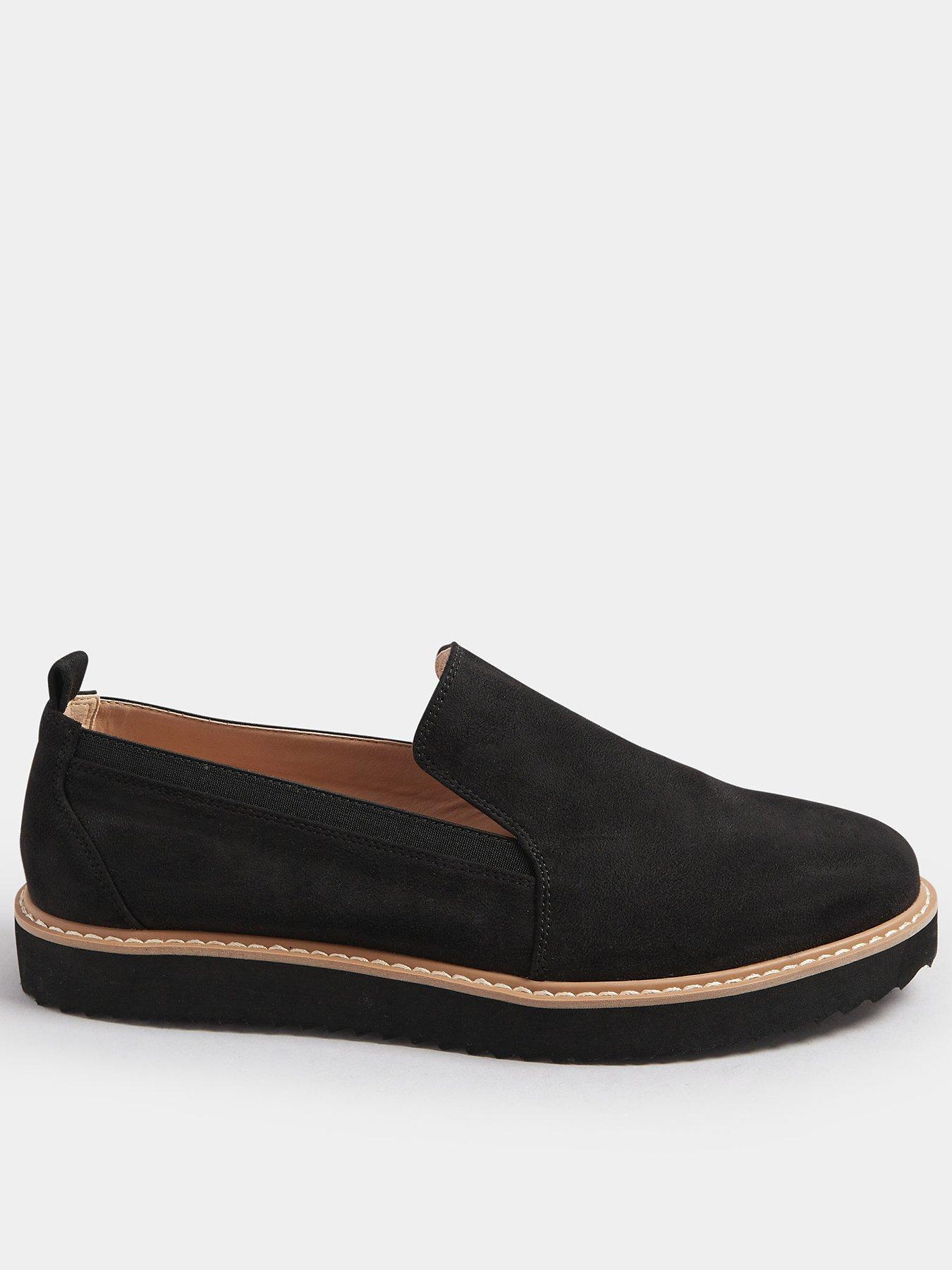 undefined Wedge Slip On Loafer - Black