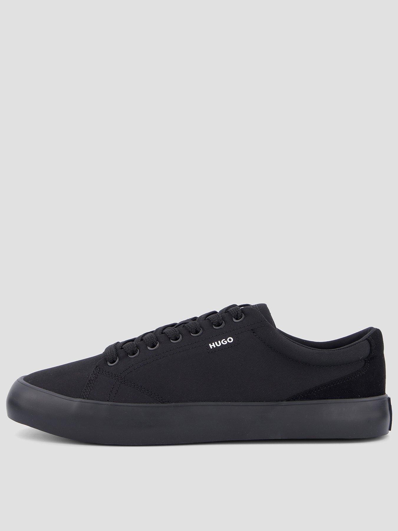 HUGO Hugo Blue B-cross Tenn Canvas Trainers