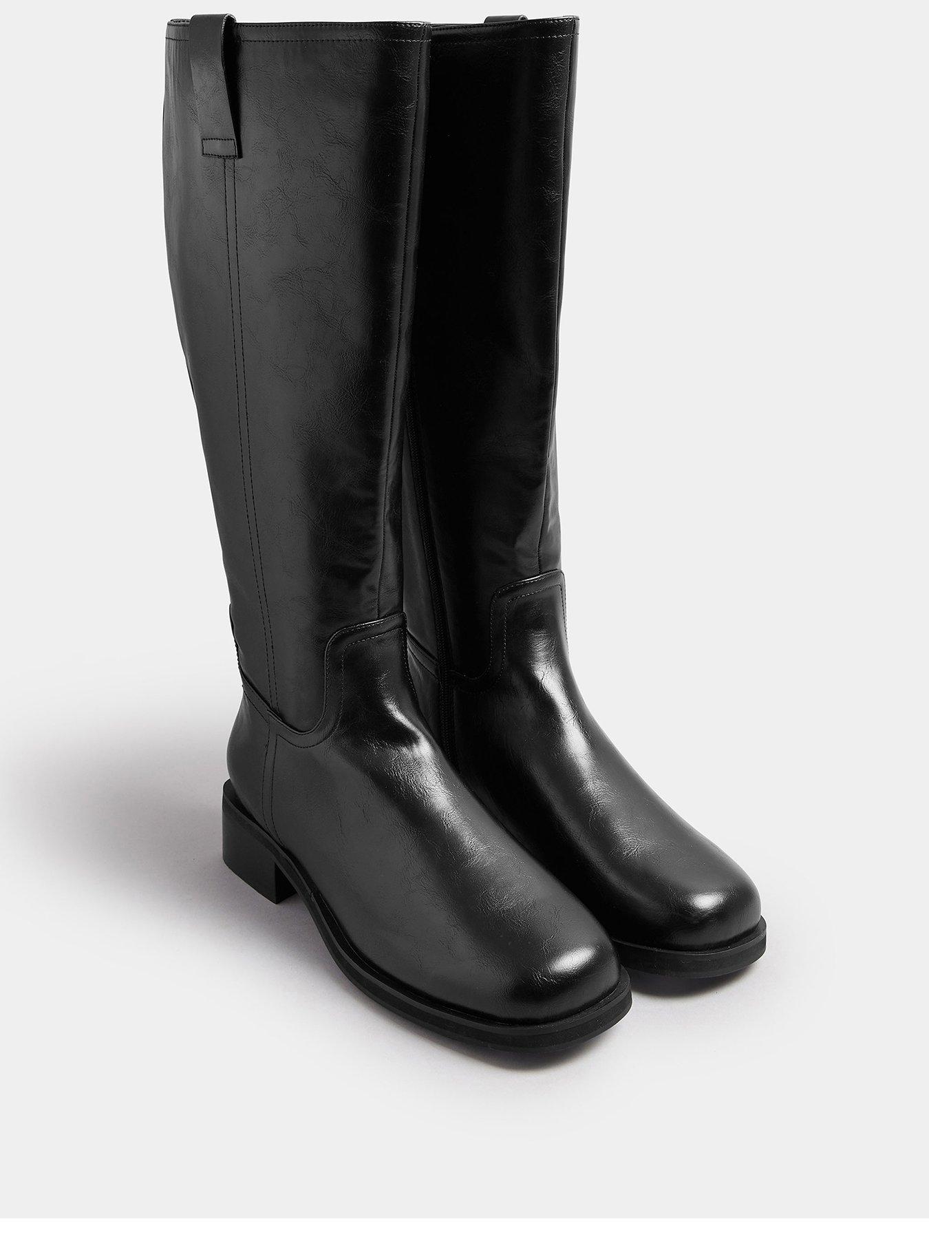 Image 2 of 4 of Yours Extra Wide Fit Pull On Boot - Black