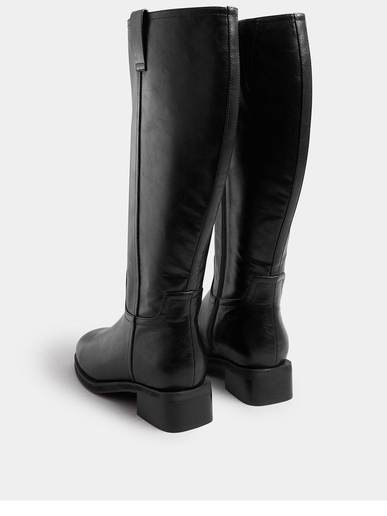 Image 3 of 4 of Yours Extra Wide Fit Pull On Boot - Black