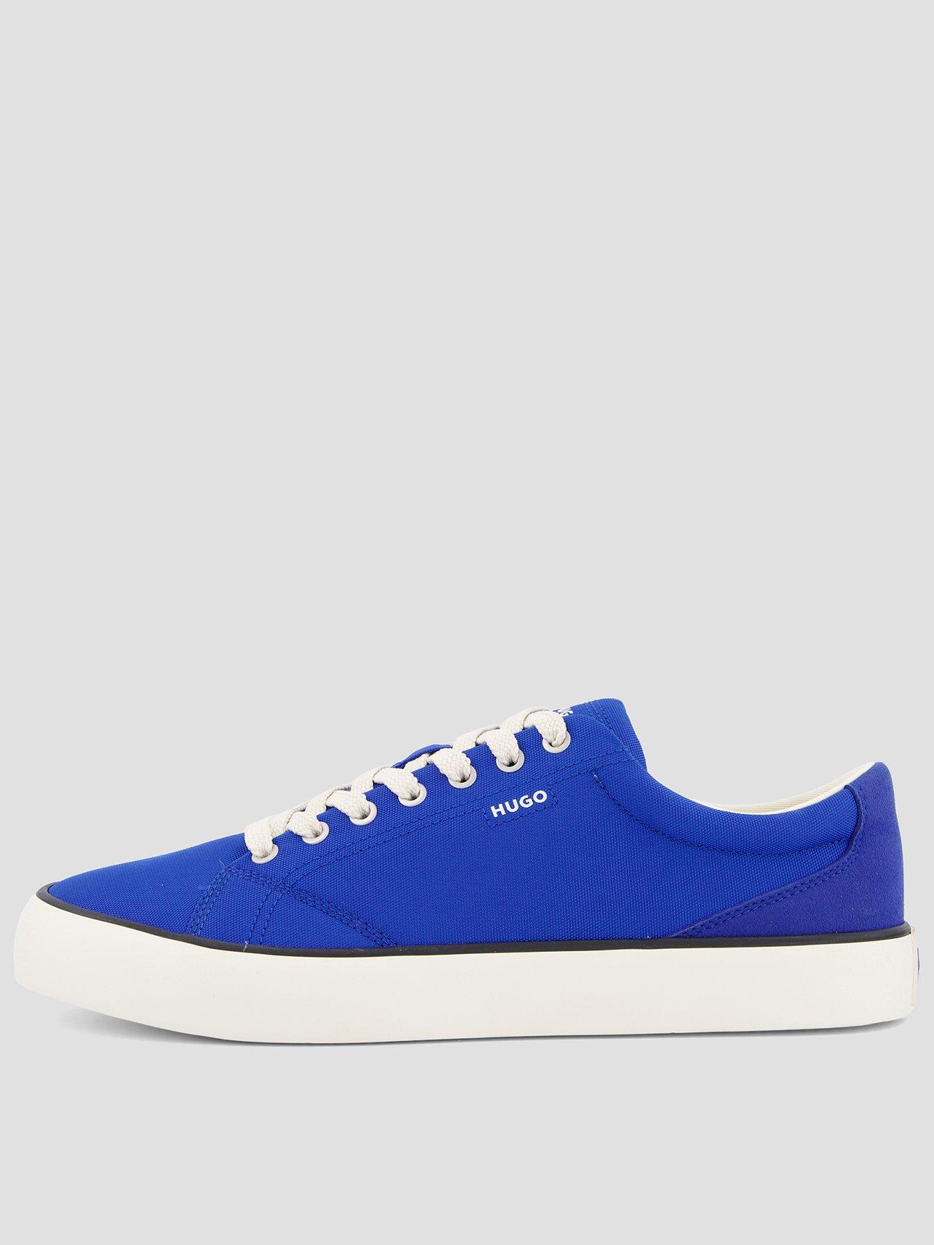 Hugo B-Cross Tenn Canvas Trainers - Blue