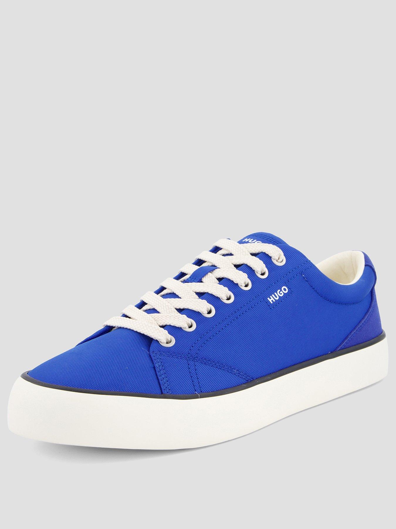 Image 2 of 7 of HUGO B-Cross Tenn Canvas Trainers - Blue