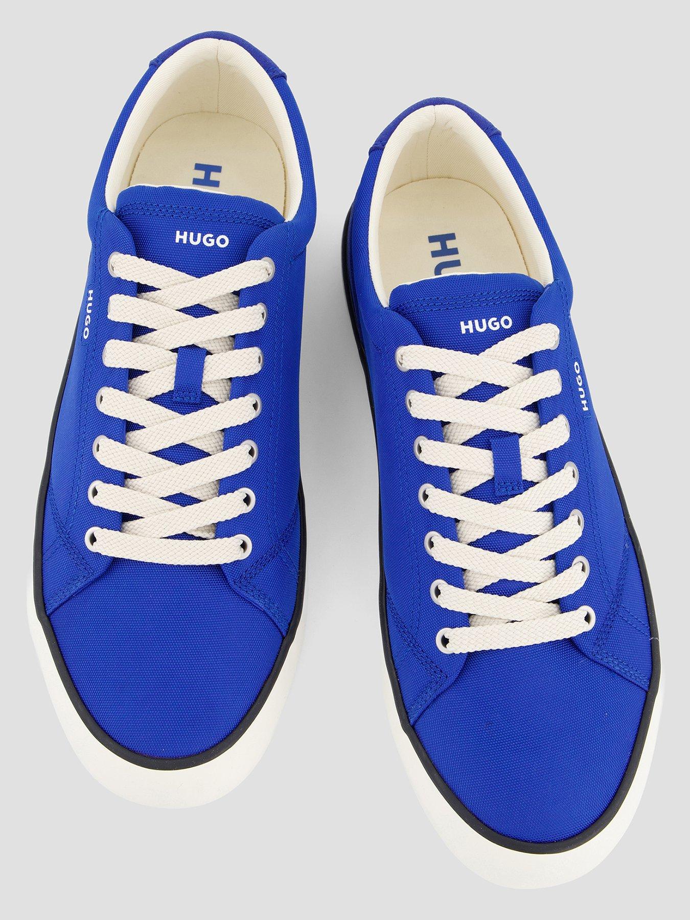 Image 3 of 7 of HUGO B-Cross Tenn Canvas Trainers - Blue