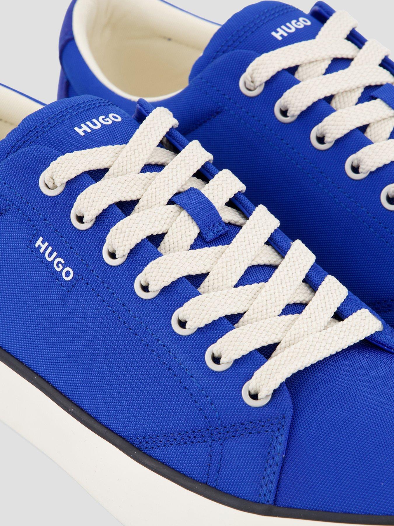Image 5 of 7 of HUGO B-Cross Tenn Canvas Trainers - Blue