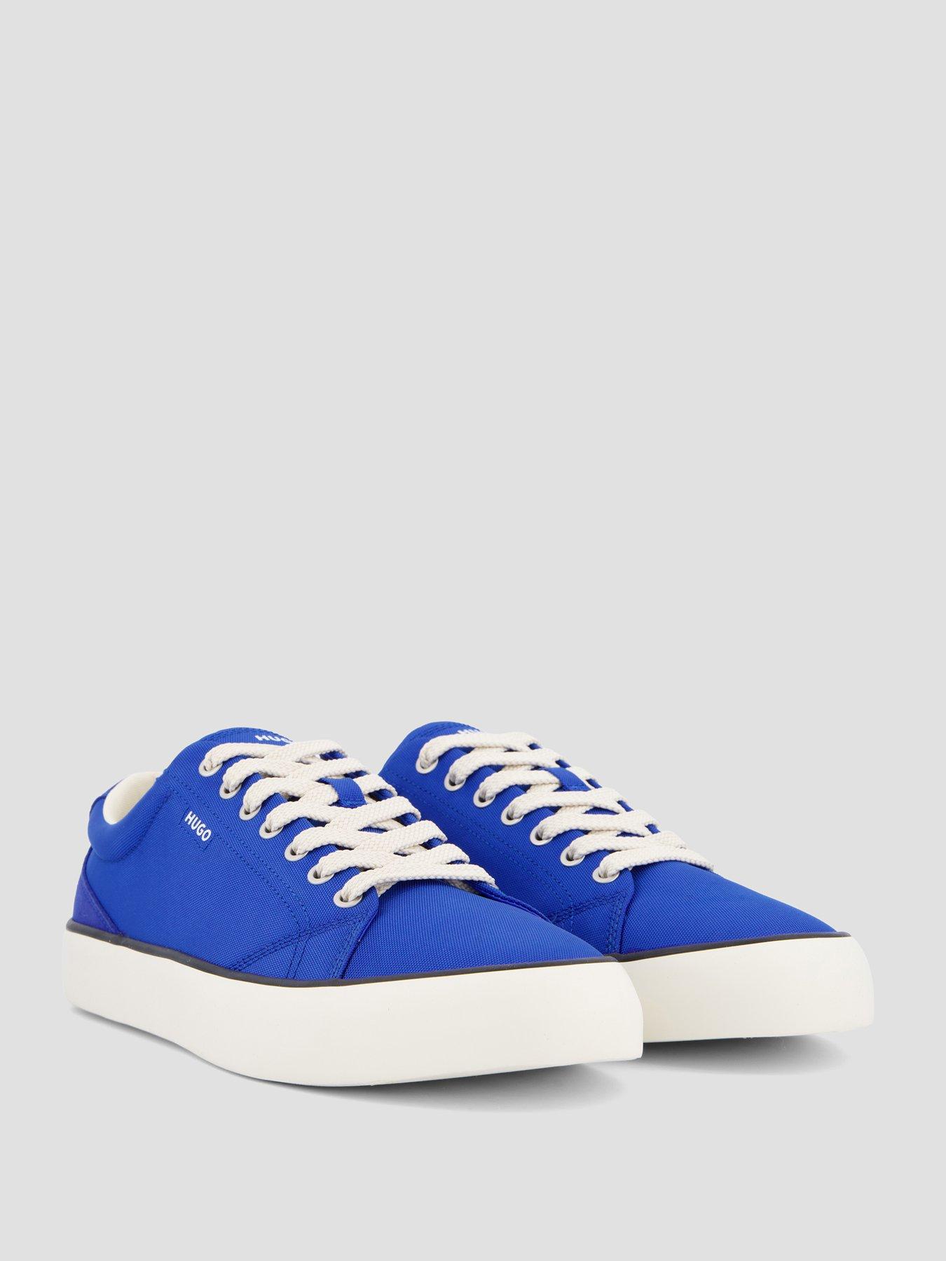 Image 6 of 7 of HUGO B-Cross Tenn Canvas Trainers - Blue