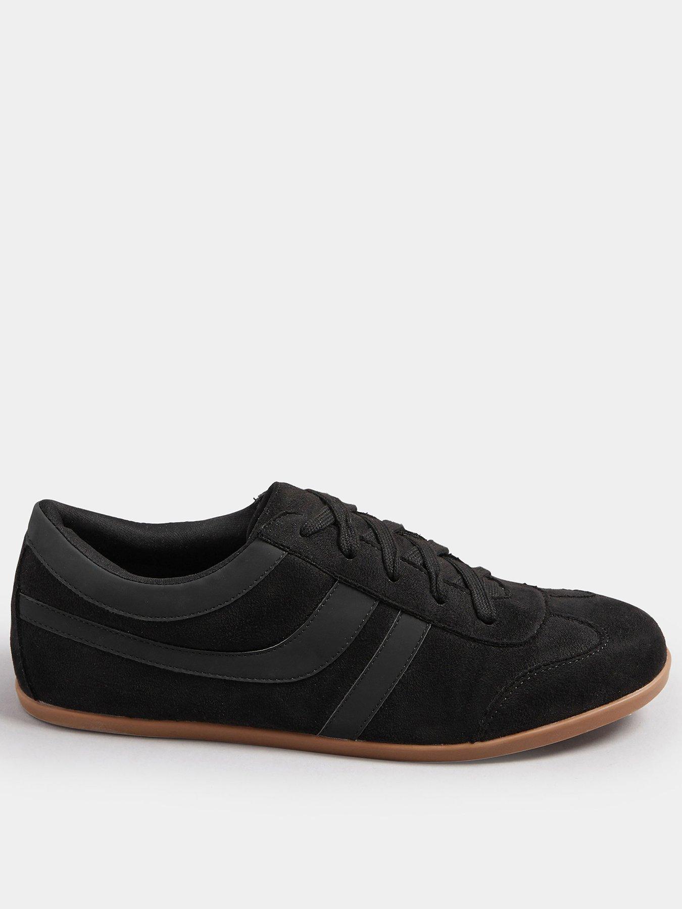 Yours Extra Wide Fit Low Profile Trainer - Black