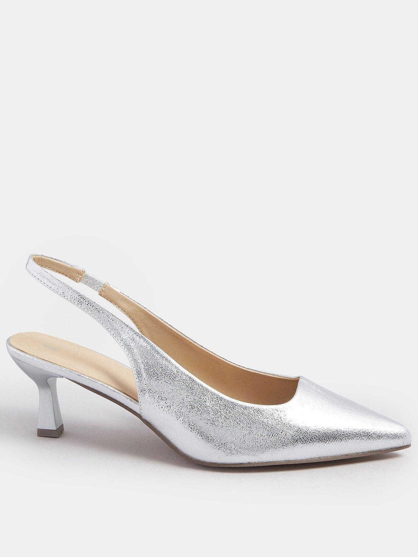 undefined Extra Wide Fit Slingback Court Heel