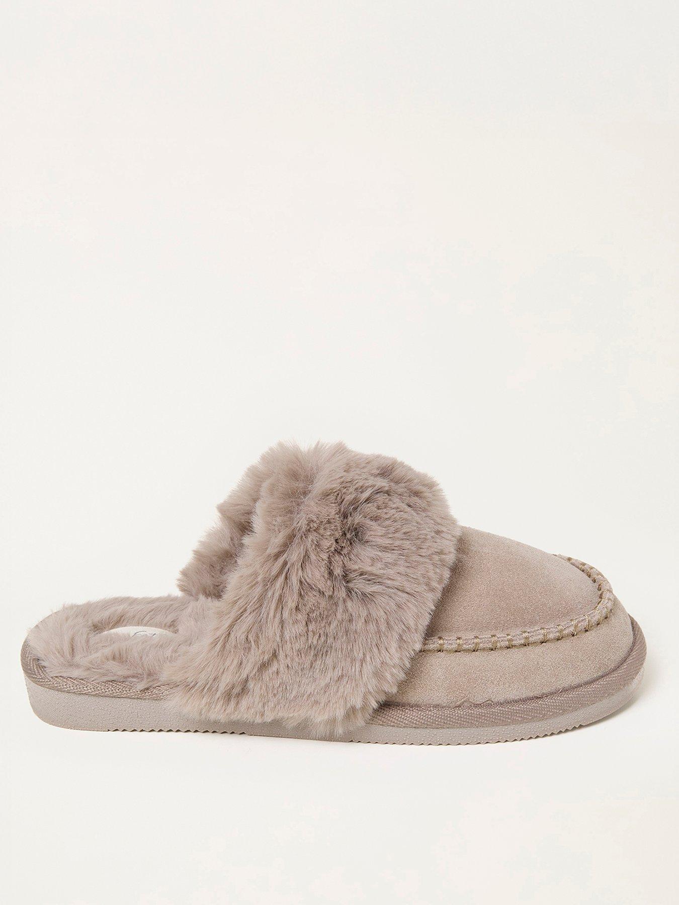 FatFace Issy Moccasin Suede Grey Very