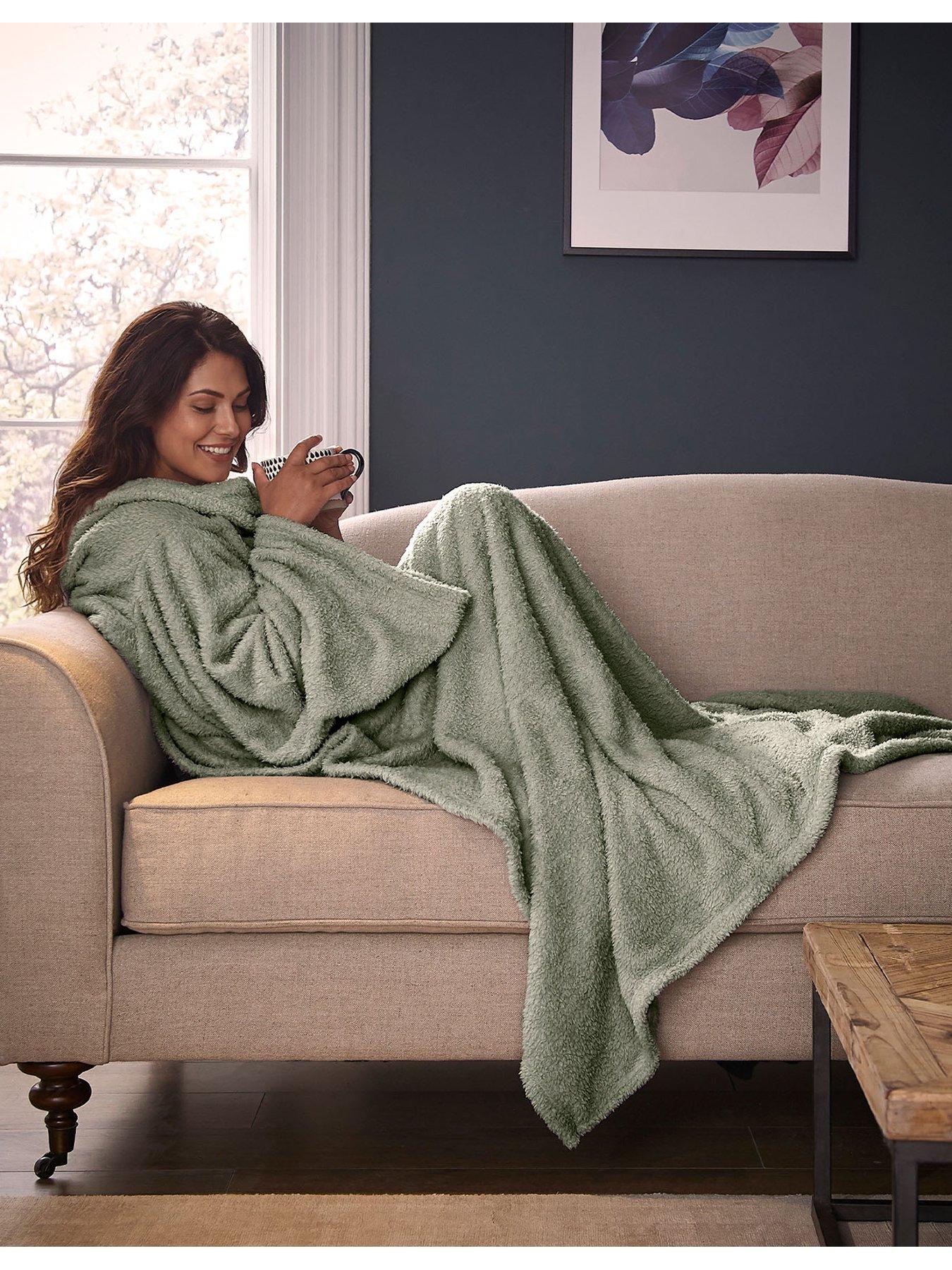 Silentnight Snugsie Wearable Tv Blanket - Sage