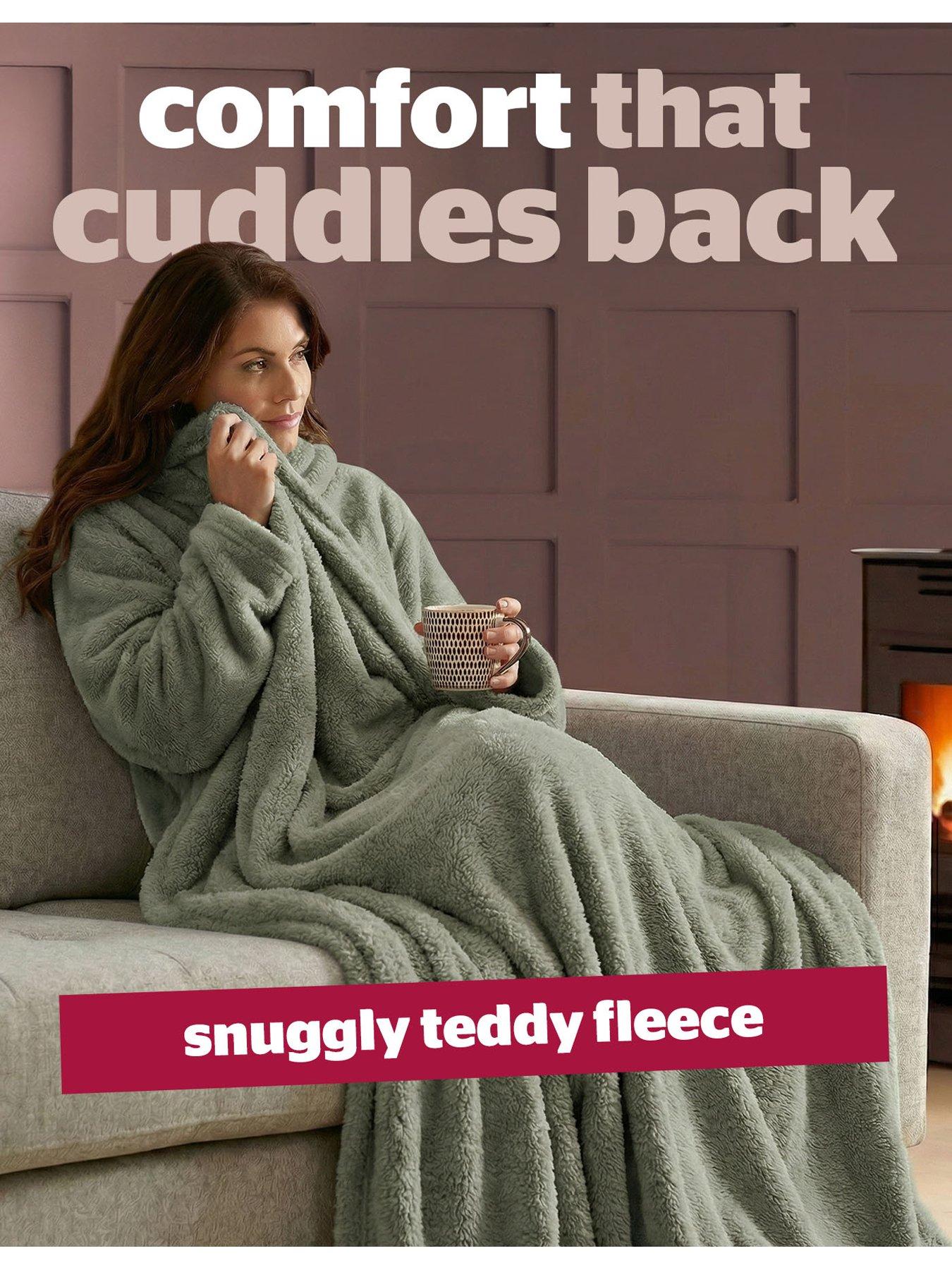 Image 3 of 7 of Silentnight Snugsie Wearable Tv Blanket - Sage