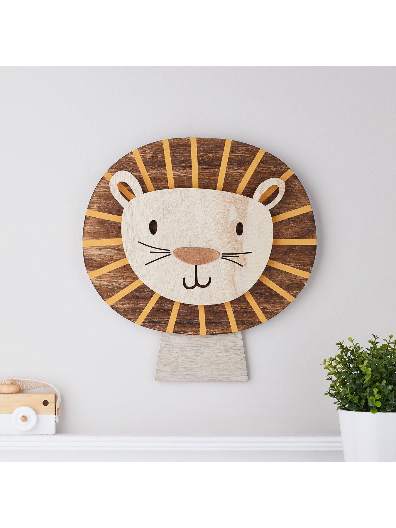 Image 6 of 6 of Lights4Fun Lion Wall Light