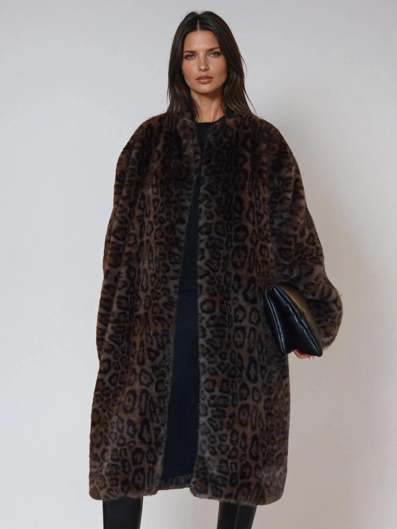 Faux Fur Coat Fatface Alice Teddy Jacket Women Womens Size 16 Very