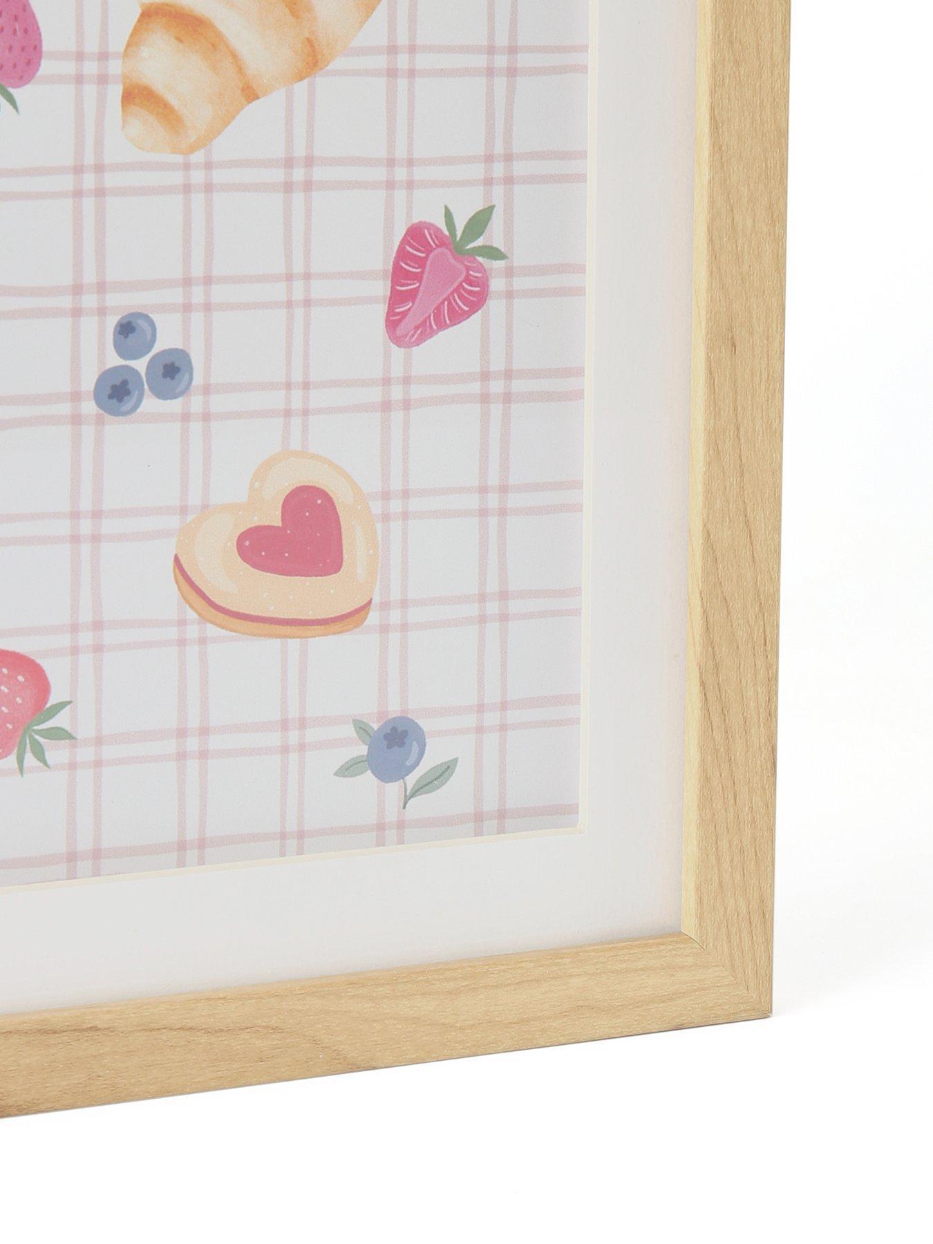 Image 4 of 6 of The Very Collection Croissant Print Framed Wall Art