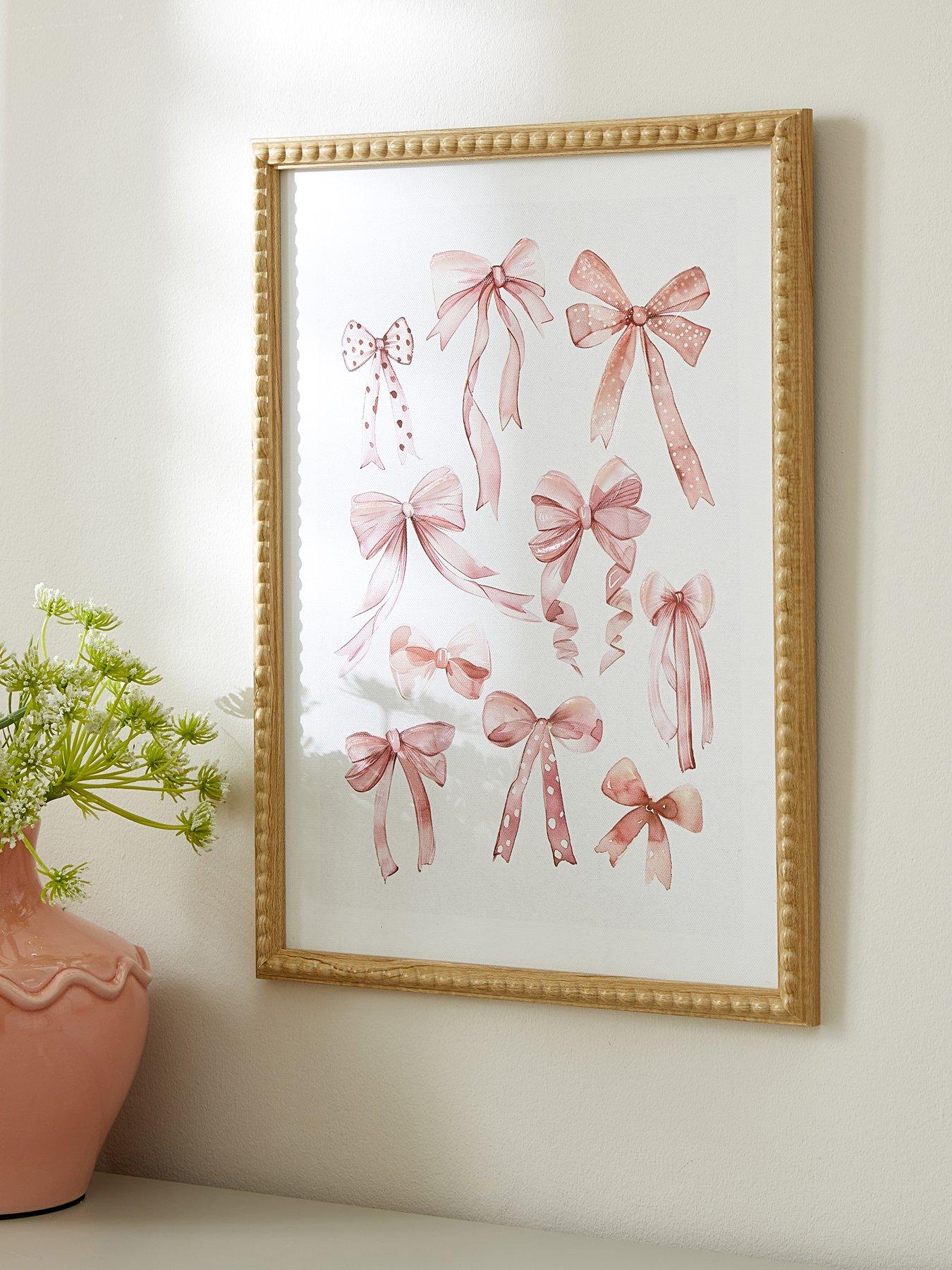The Very Collection Bow Framed Wall Art