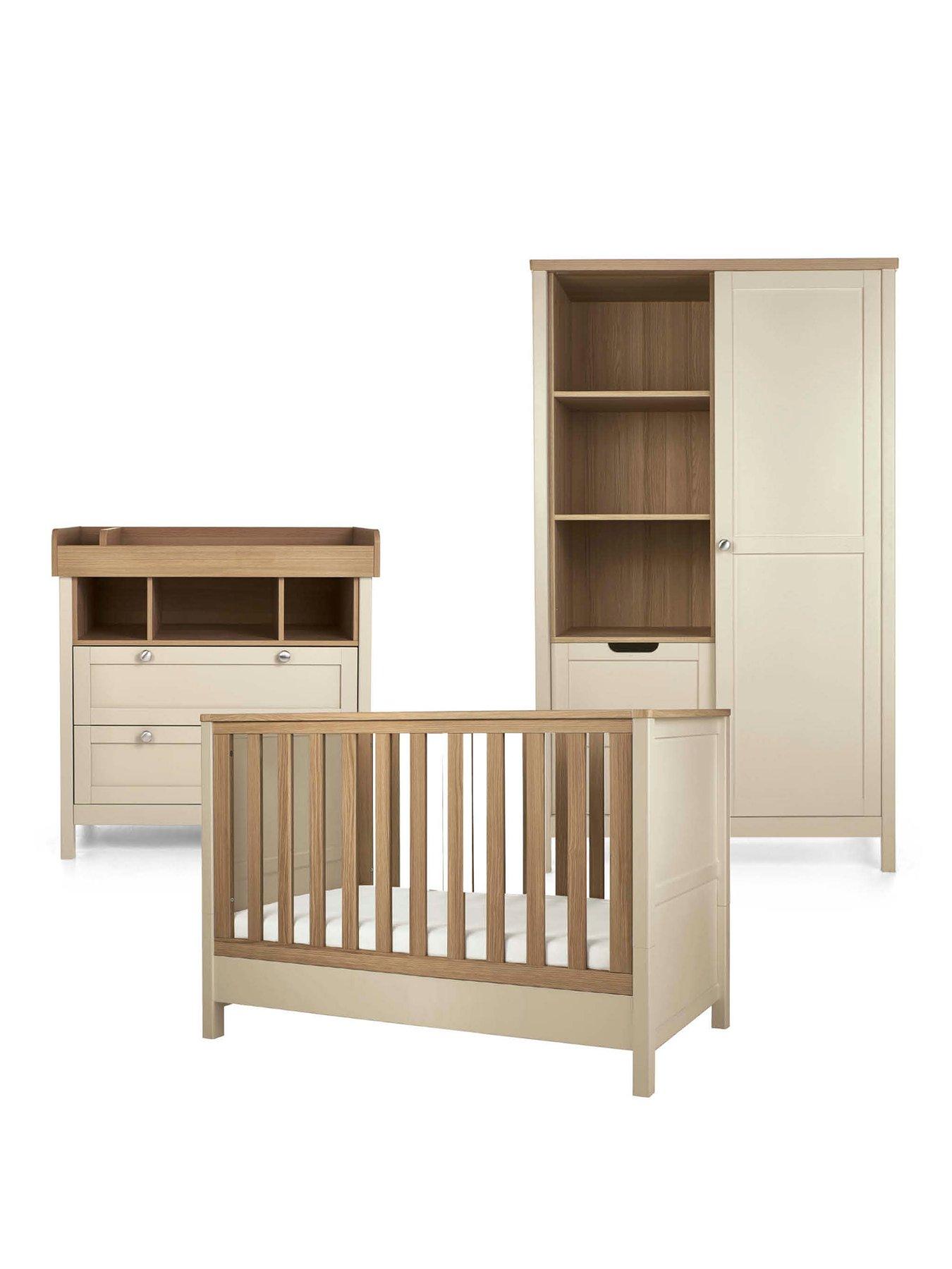 Image 2 of 7 of Mamas & Papas Harwell Small Cotbed Range (Small Cotbed, Dresser &amp; Wardrobe) Cashmere